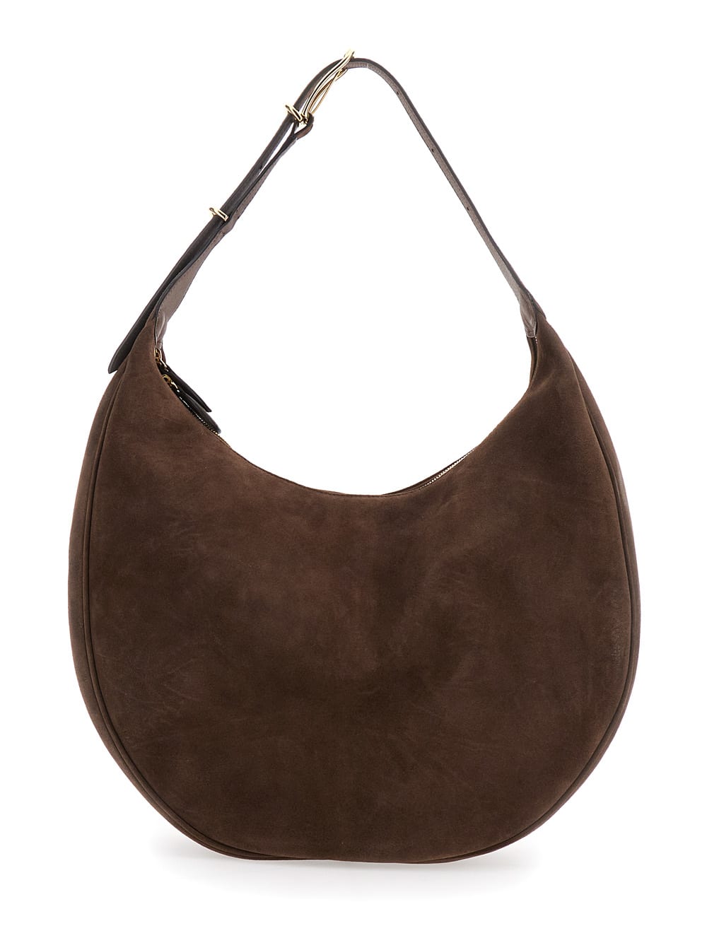 Little Liffner Moon Hobo Gold Buckle In Brown