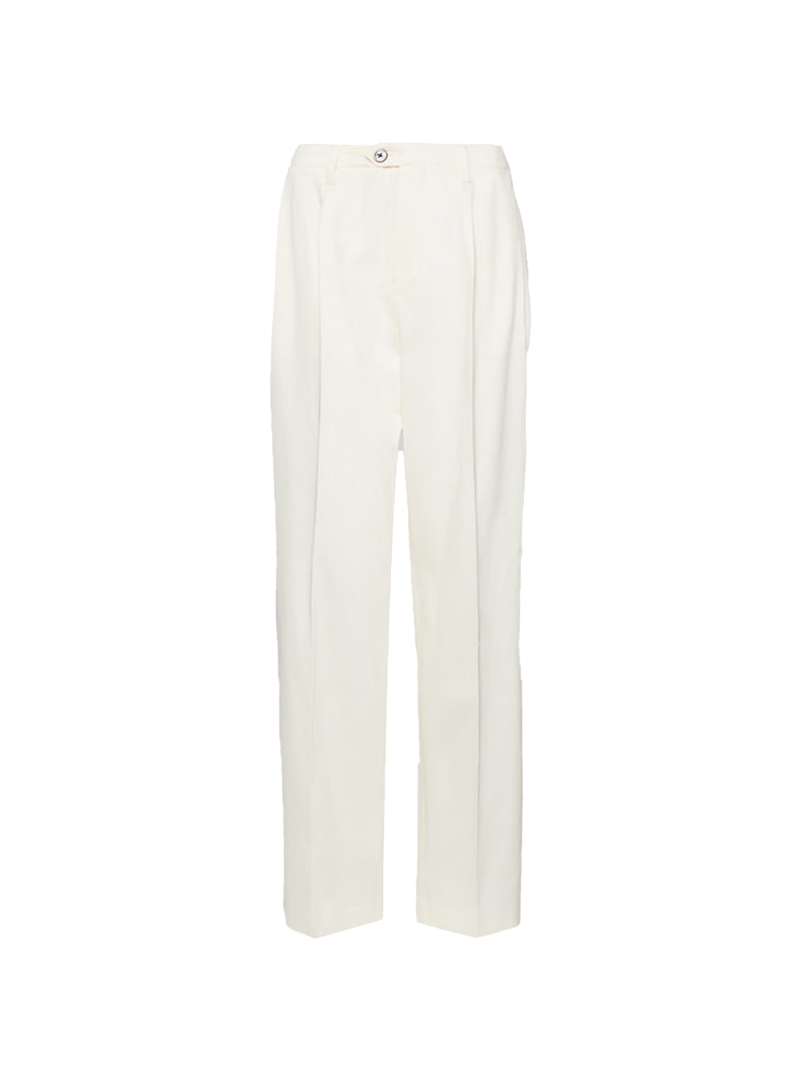 Relaxed Straight Fit Chino Trousers