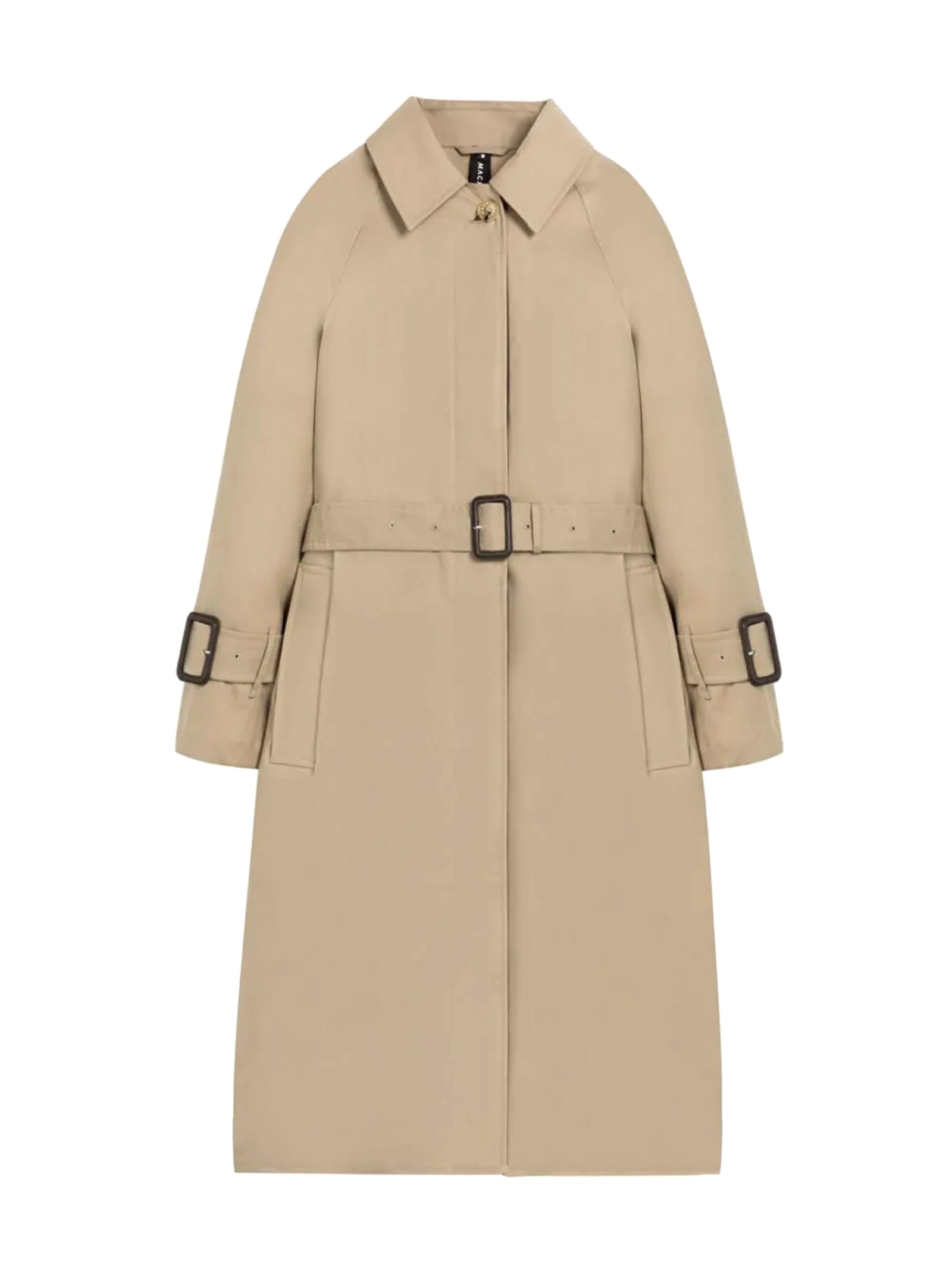 Mackintosh Maretta Raintec Cotton & Wool Contrast Overcoat