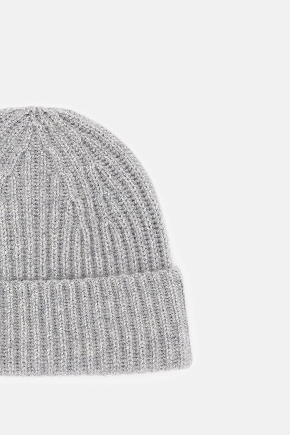 Lisa Yang Ribbed-knit Cashmere Beanie In Gray