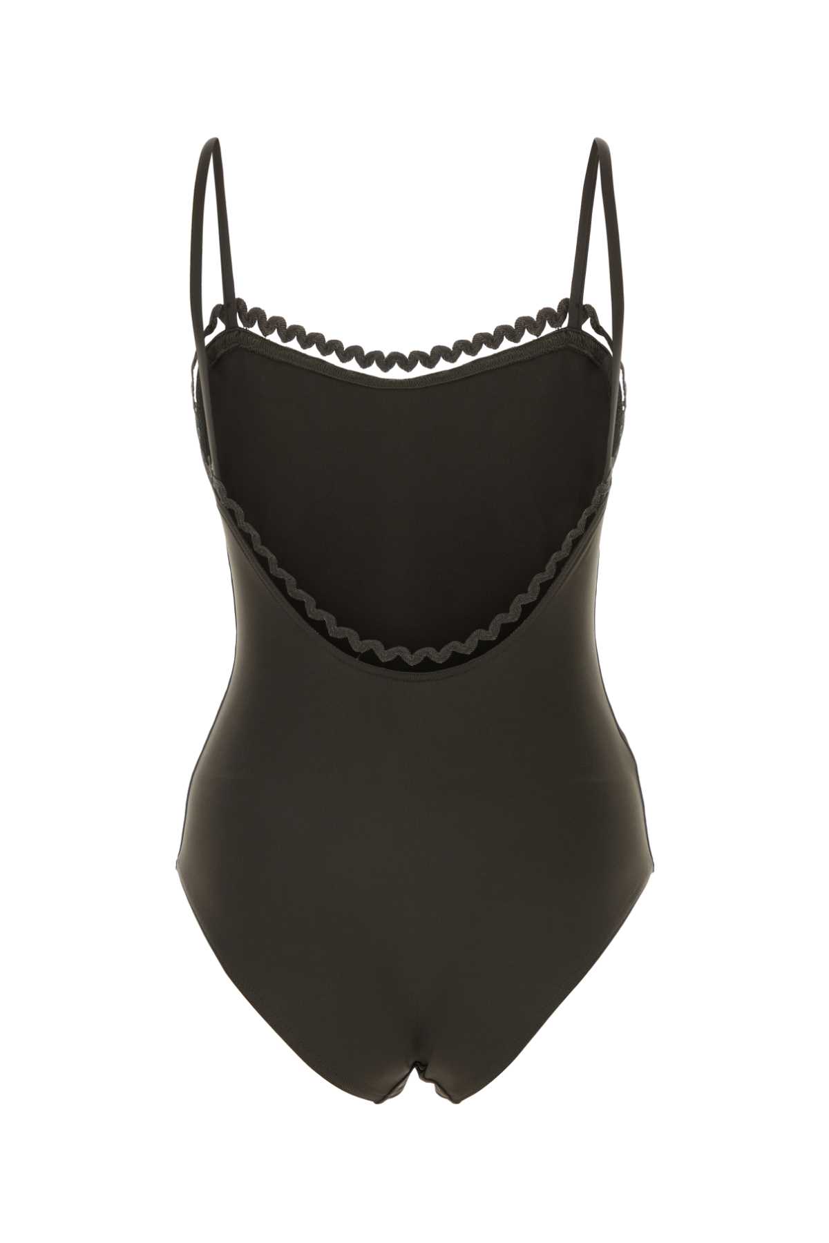 Shop Eres Dark Brown Stretch Nylon Swimsuit In Volcan