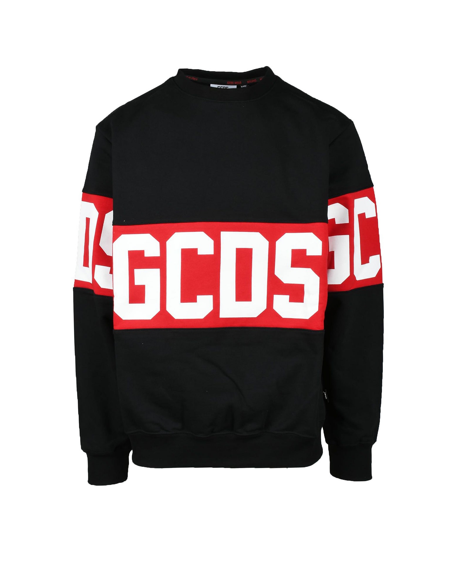 Men's Logo Patch Hoodie by Gcds