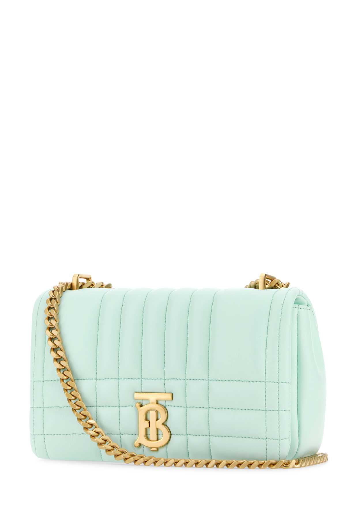 Burberry Pastel Light-blue Leather Small Lola Shoulder Bag In Coolmint
