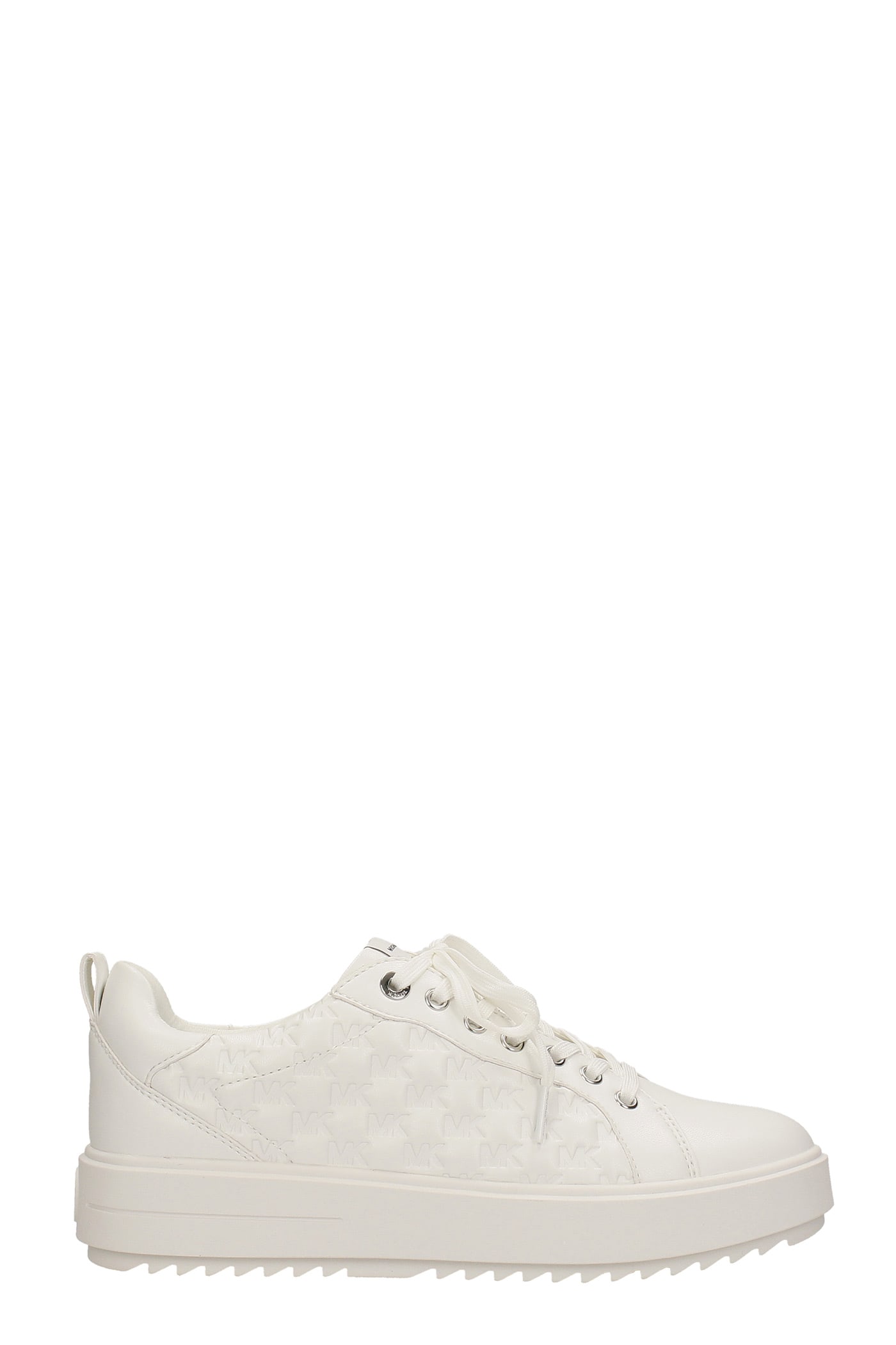 Michael Kors Emmett Sneakers In White Leather