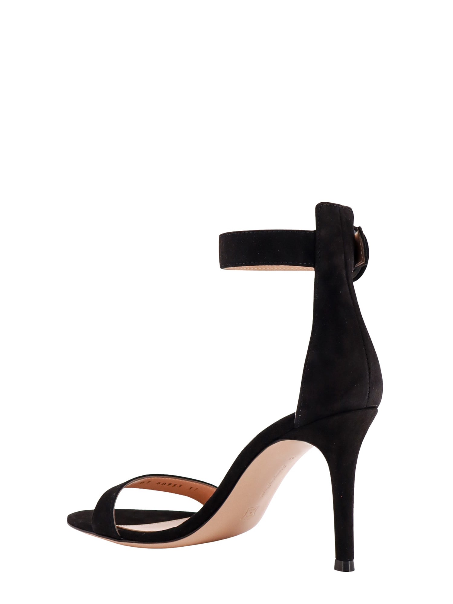 Shop Gianvito Rossi Portofino Sandals In Black