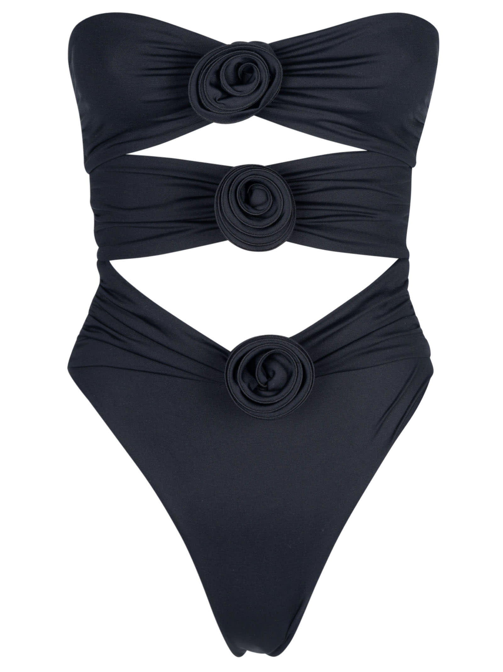 Shop La Reveche Vegna Swimsuit In Black