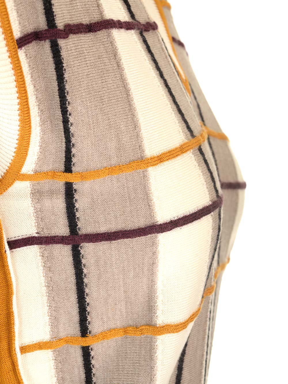 Shop Marni Vest With Checked Patchwork Pattern In Multicolor