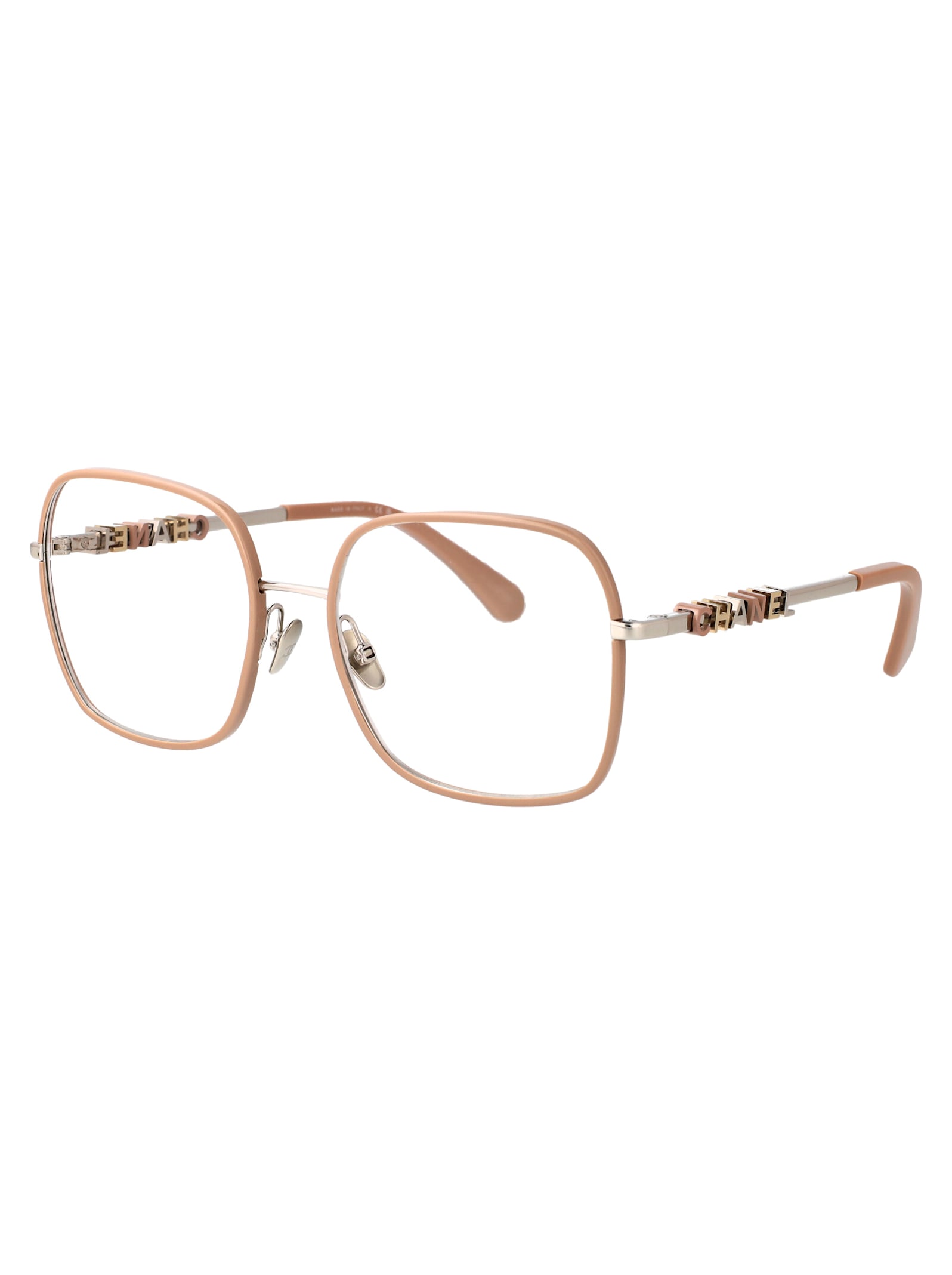 Pre-owned Chanel 0ch2215 Glasses In C261 Sand