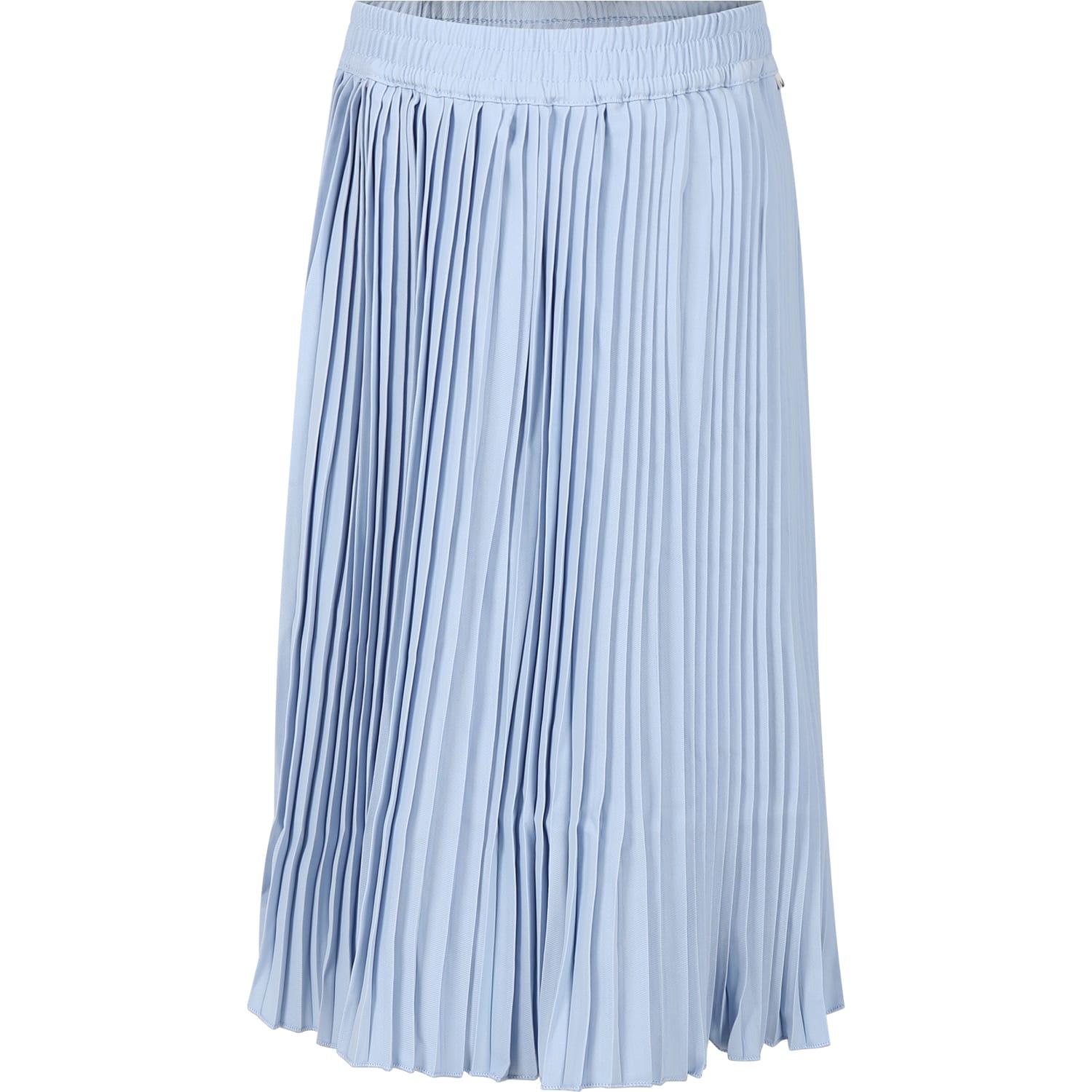 Molo Kids' Light Blue Casual Skirt Backa For Girl
