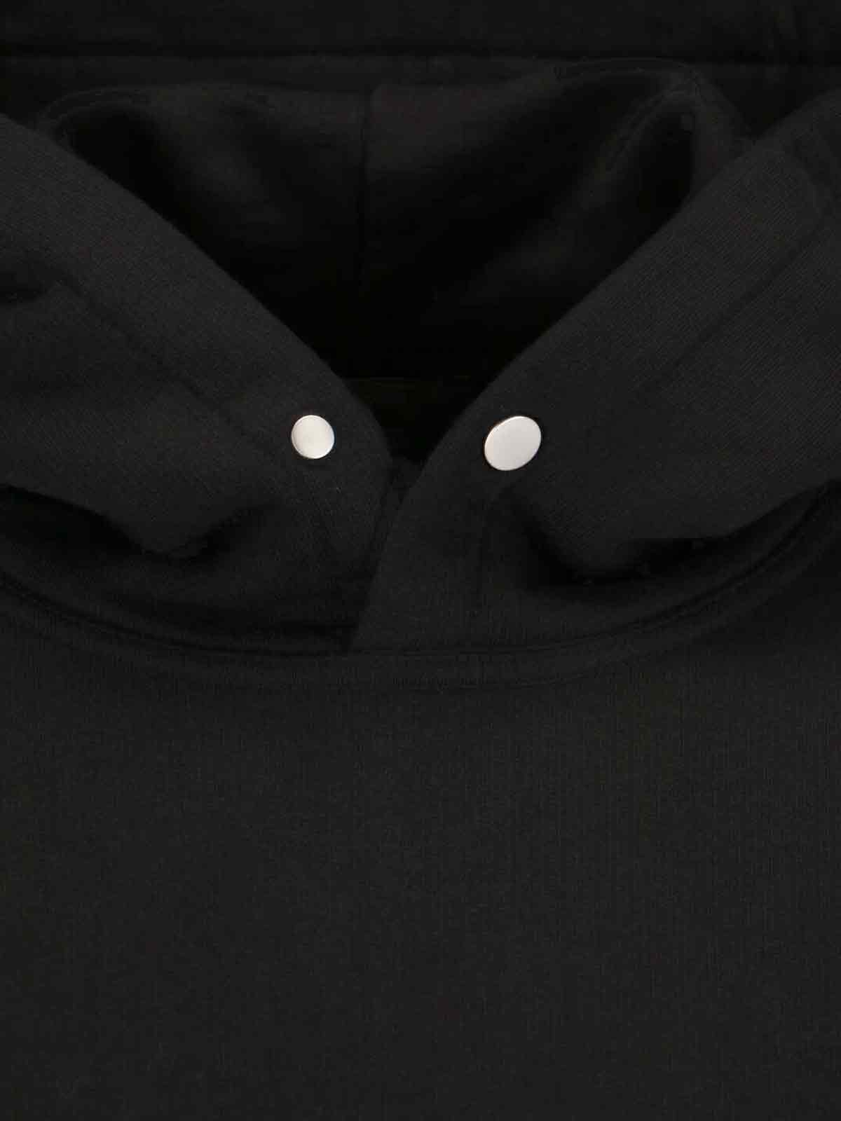 Represent Solid Black Hoodie With Front Kangaroo Pocket In Black