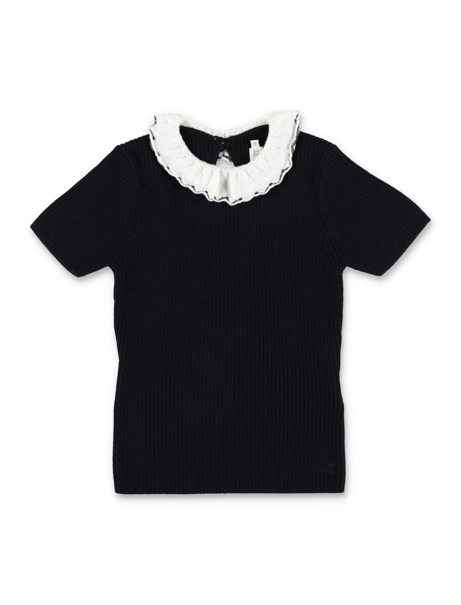 Shop Bonpoint Knit S/l In Noir