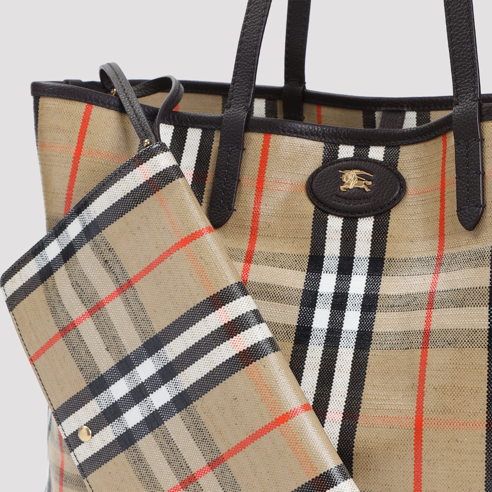 Burberry Highlands Tote In Multi