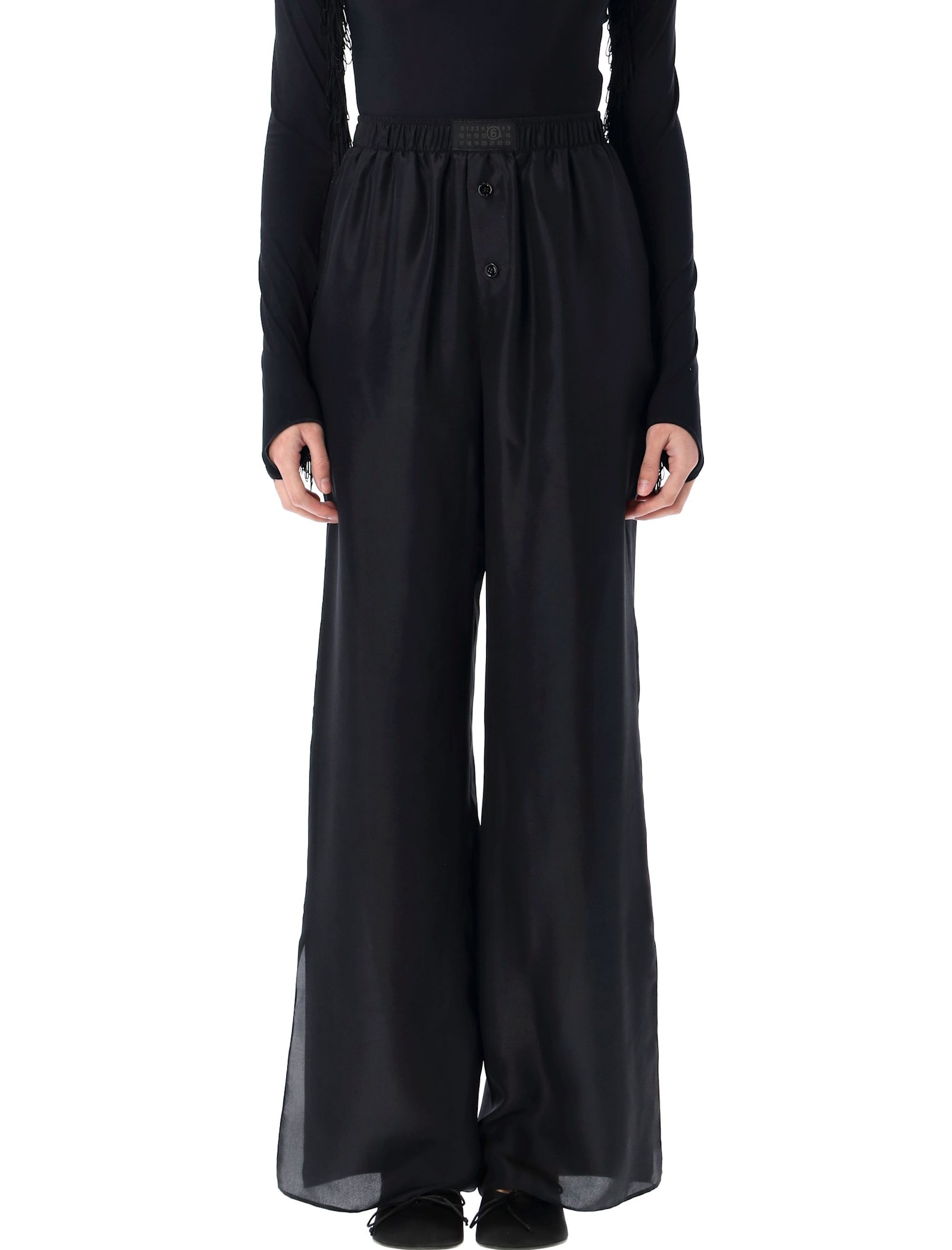 Pyjamas Style Silk Pant