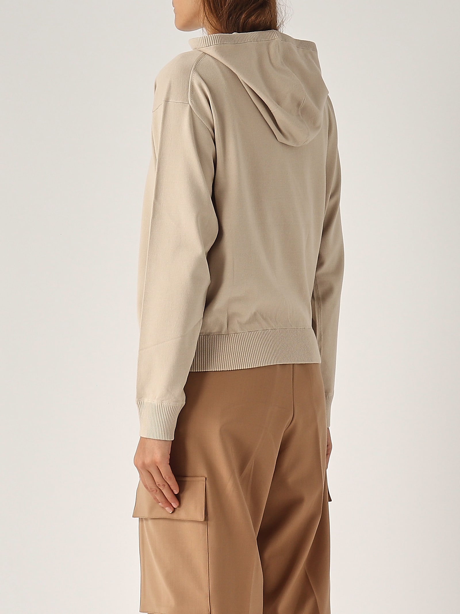 Shop Max Mara Tesoro Sweater In Beige