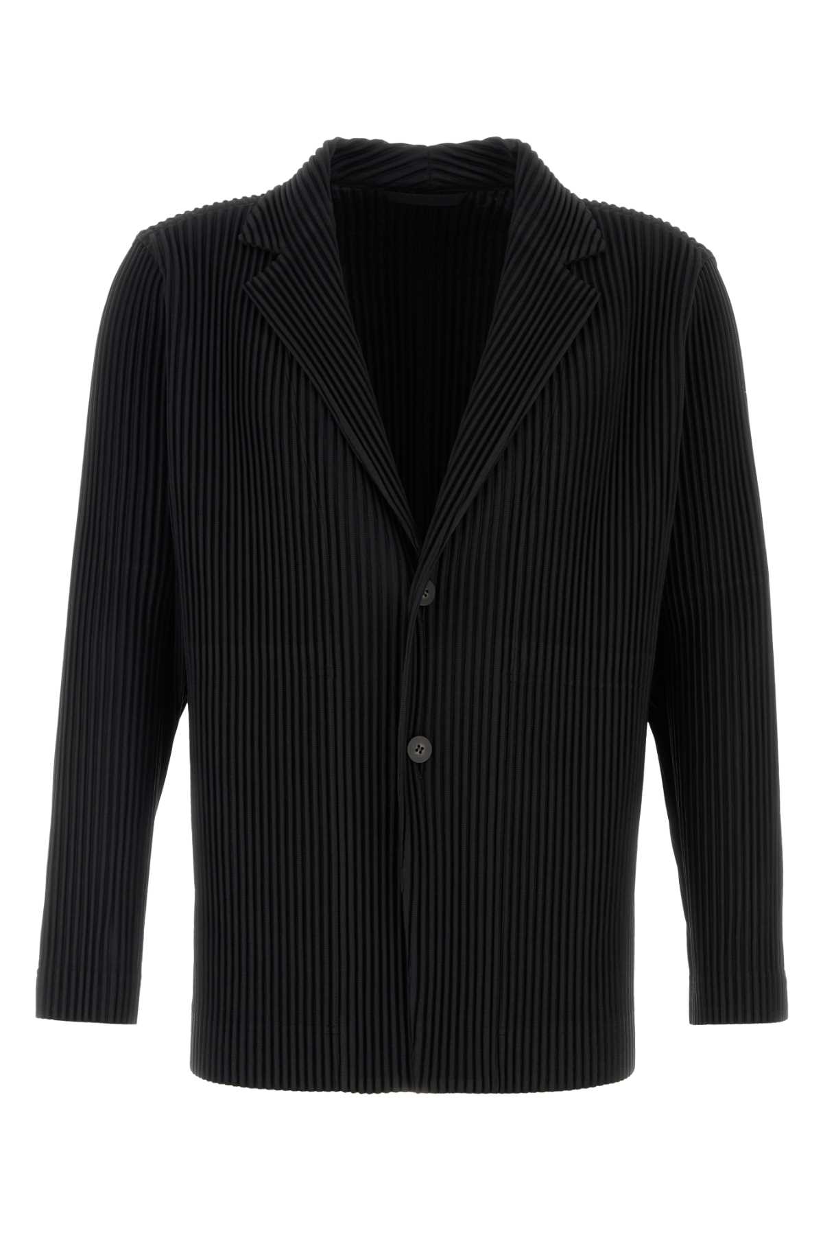 Random Identities Black Polyester Blazer
