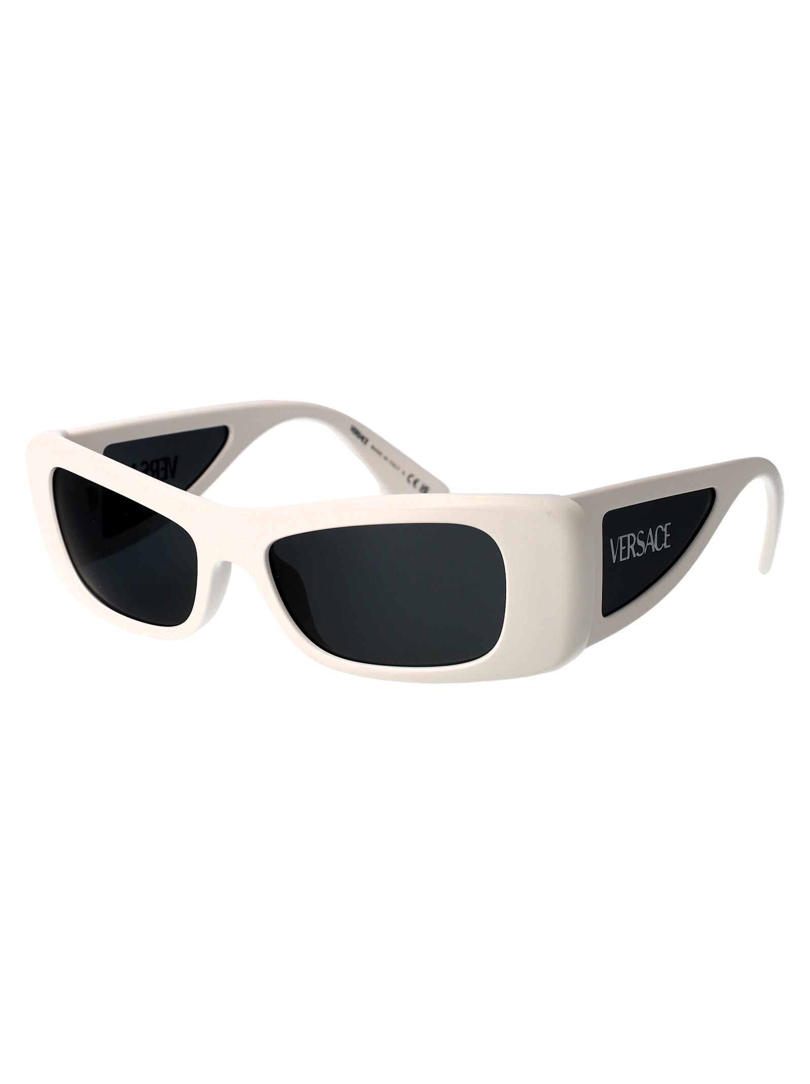 Shop Versace 0ve4481 Sunglasses In White