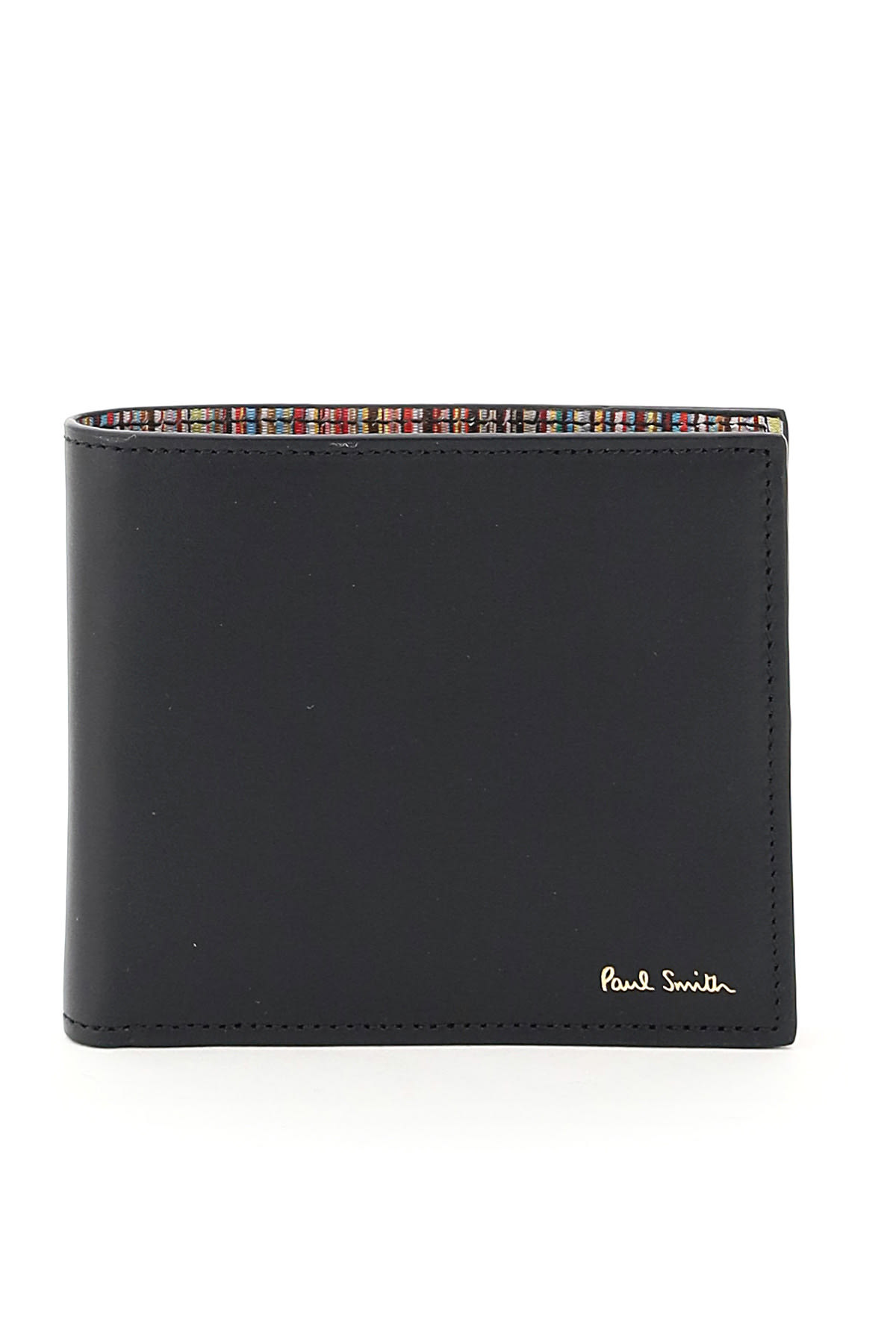 Ps By Paul Smith Signature Stripe Wallet Wallet In Nero