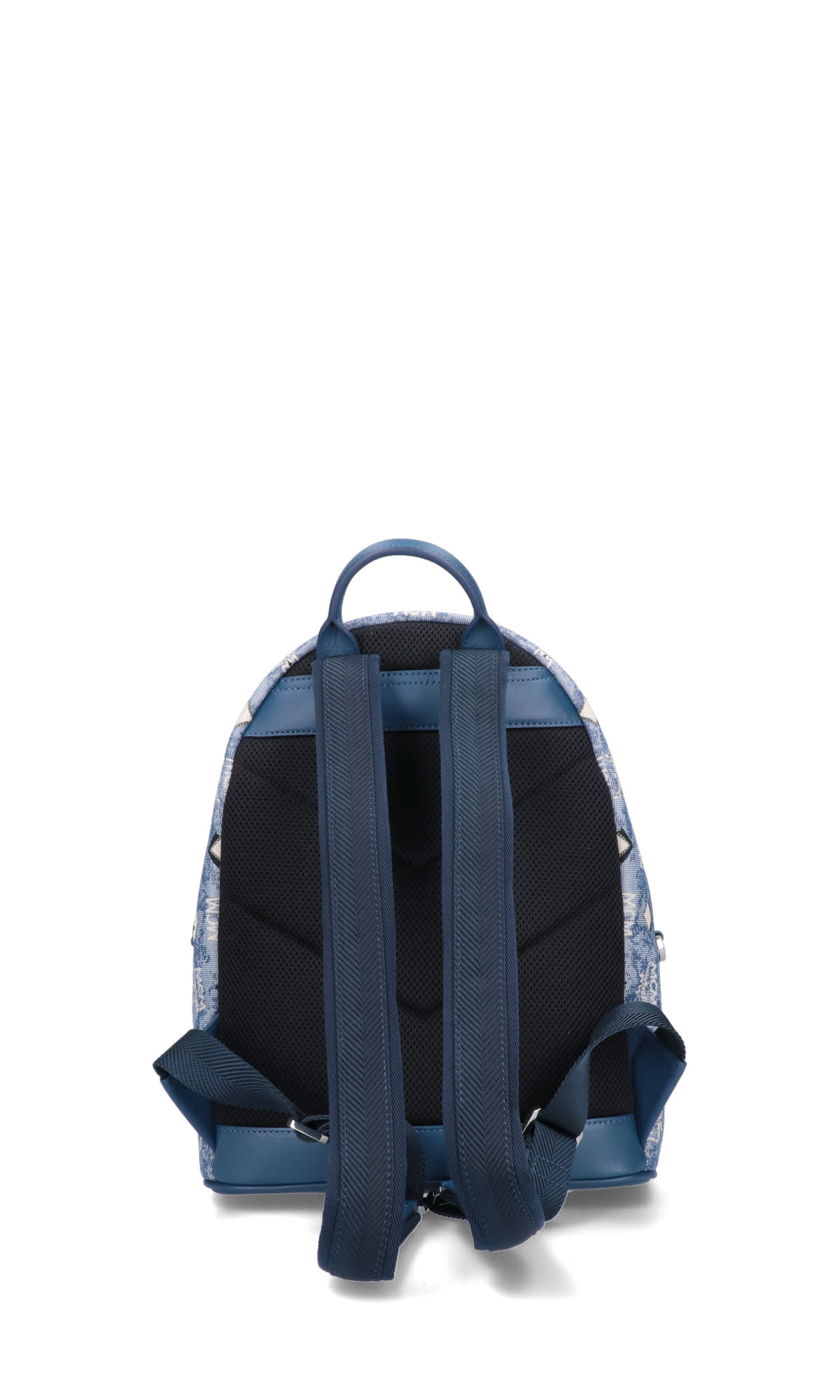 Berlin leather backpack MCM Blue in Leather - 37951928