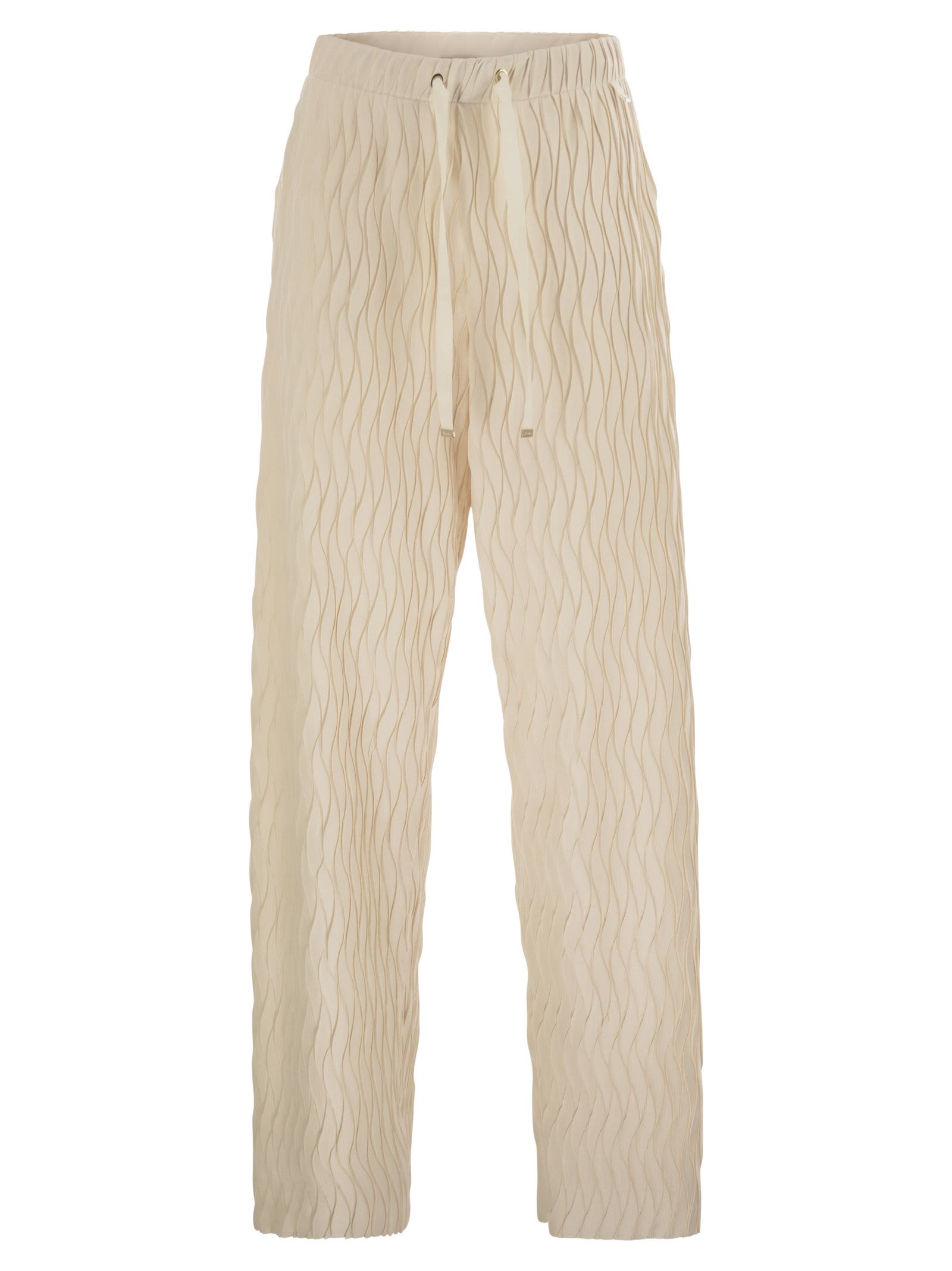 Herno Wrinkled Effect Drawstring Trousers
