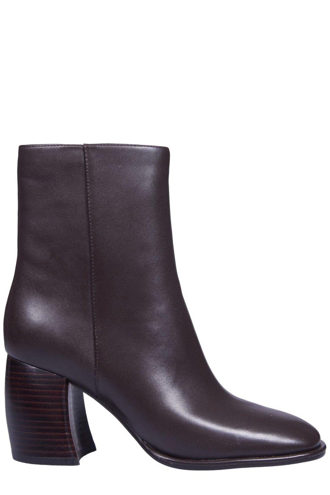 Shop Michael Kors Maude Combat Boots  In Chocolate