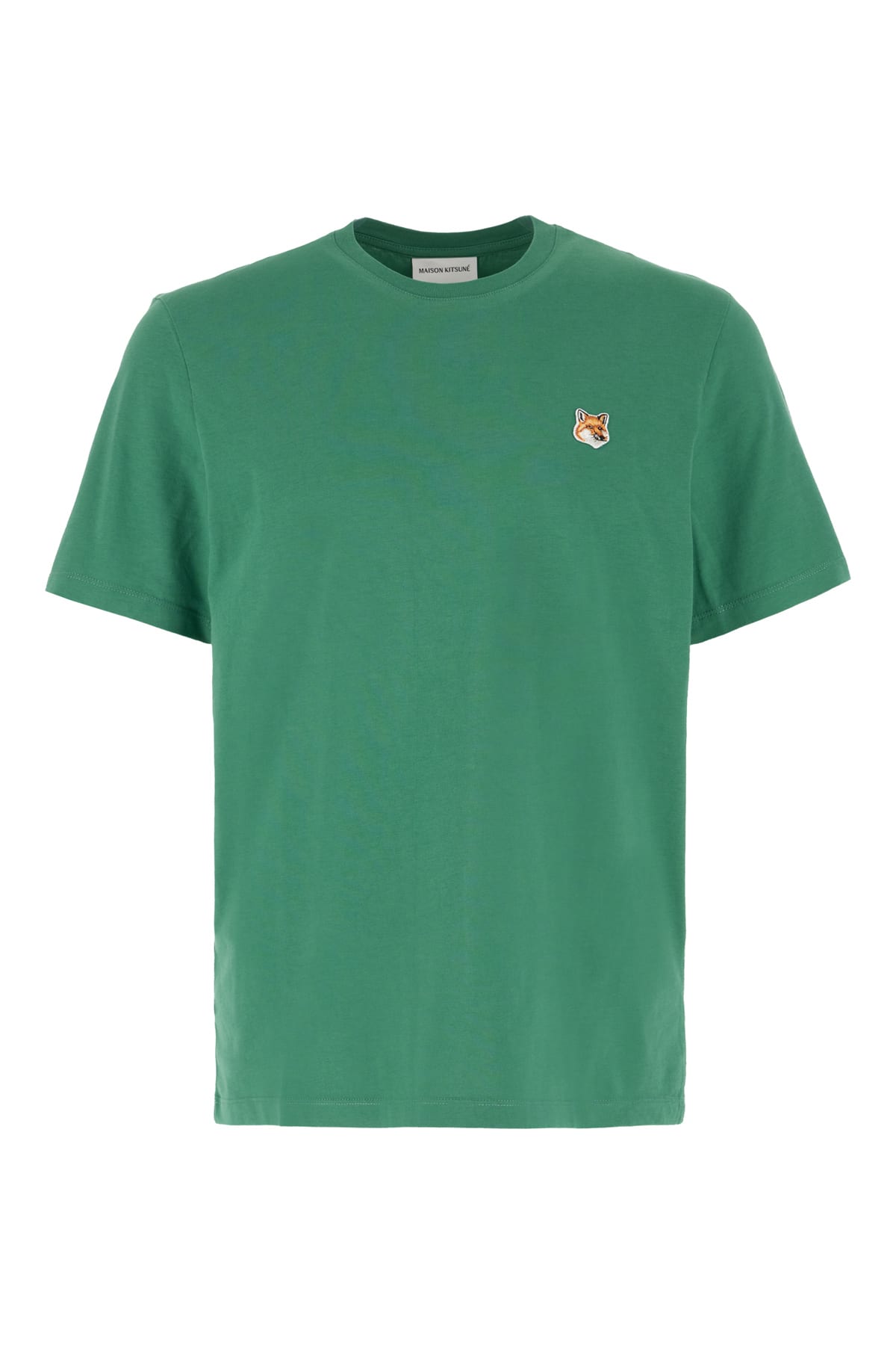 Maison Kitsuné Emerald Green Cotton T-shirt