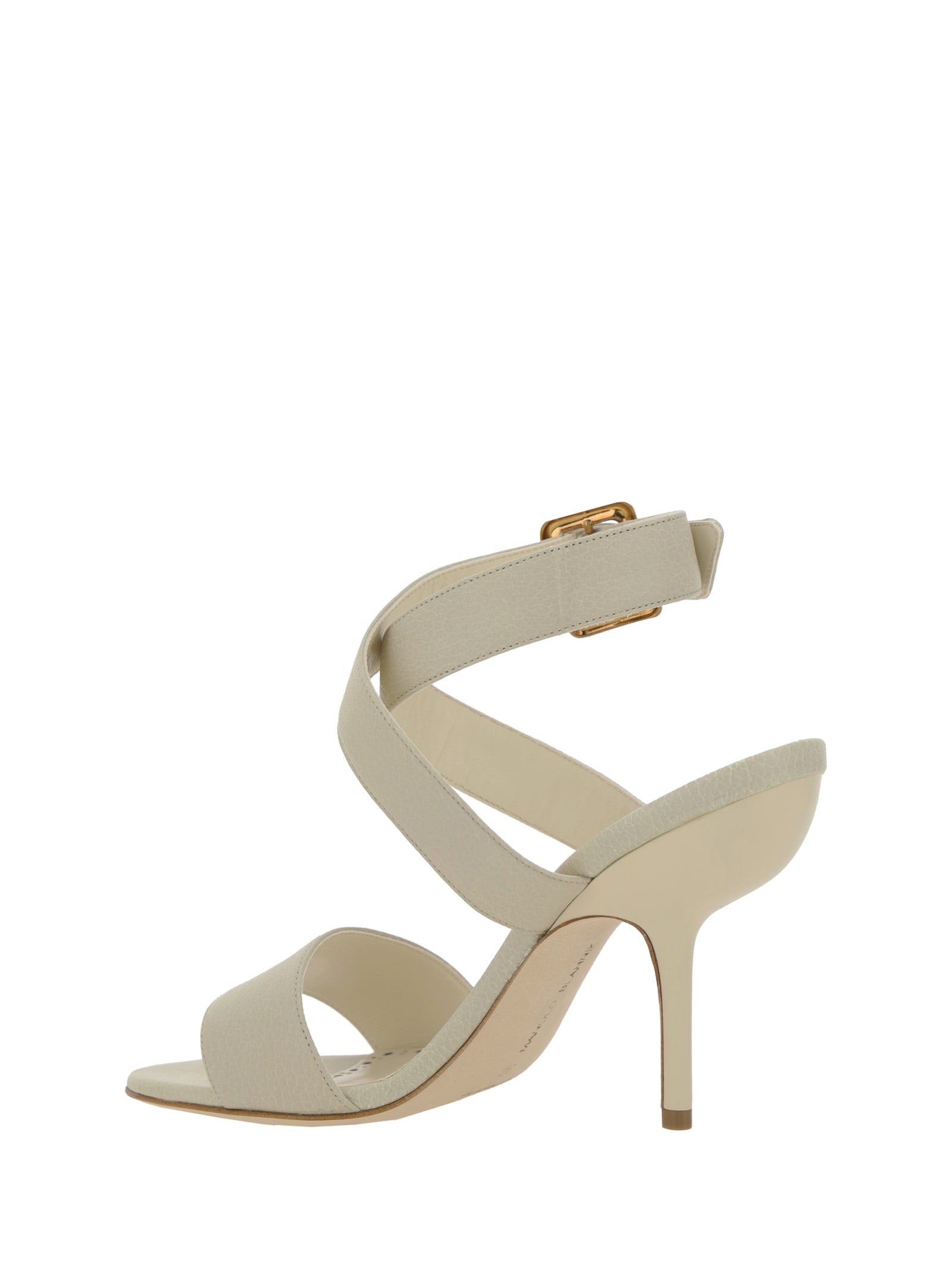 Shop Manolo Blahnik Sandals In Lcrm