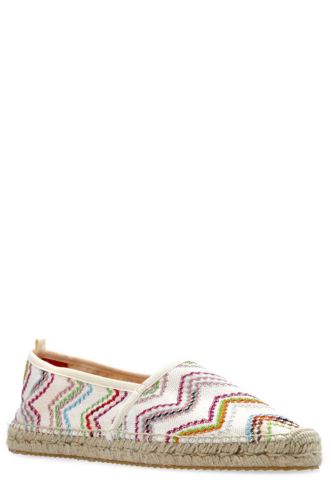 MISSONI ZIGZAG SLIP-ON ESPADRILLES