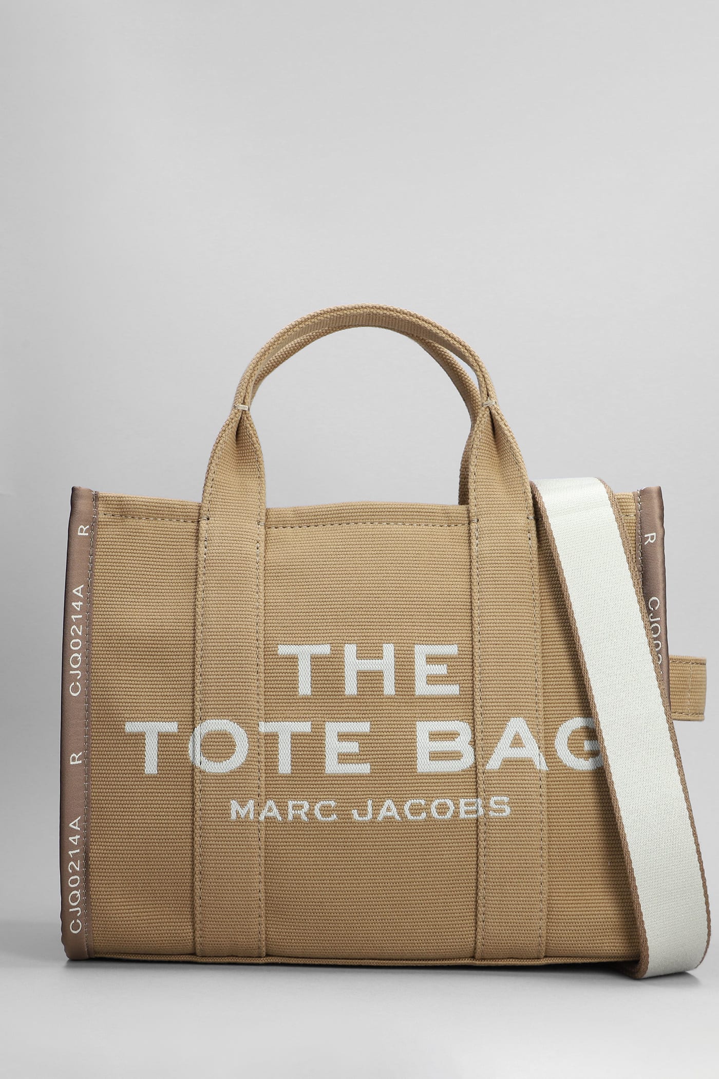 Shop Marc Jacobs Tote In Camel Cotton