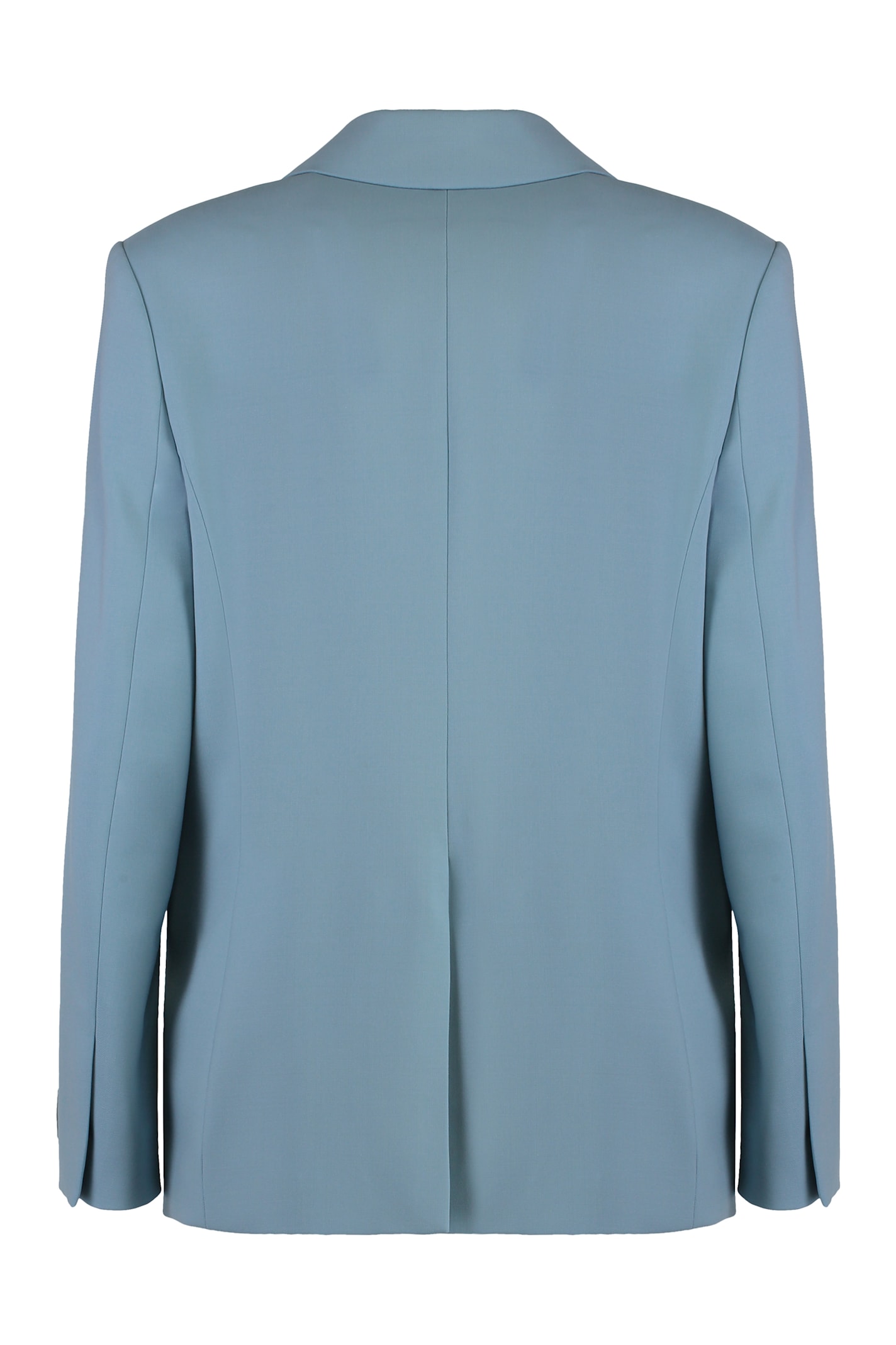 Calvin Klein Single-breasted Blazer In Light Blue