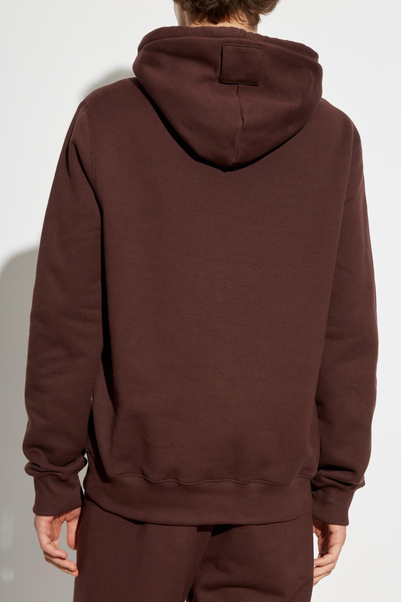 Shop Lanvin Sweatshirt With Logo In Bordeaux