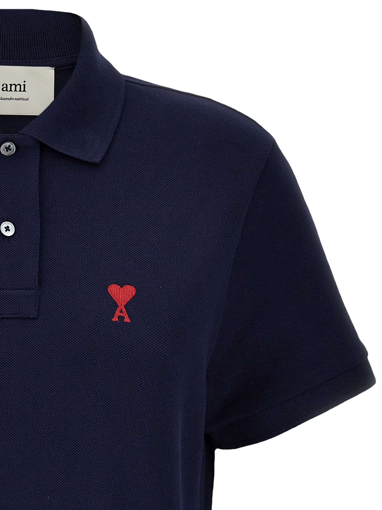 AMI ALEXANDRE MATTIUSSI AMI DE COEUR POLO SHIRT