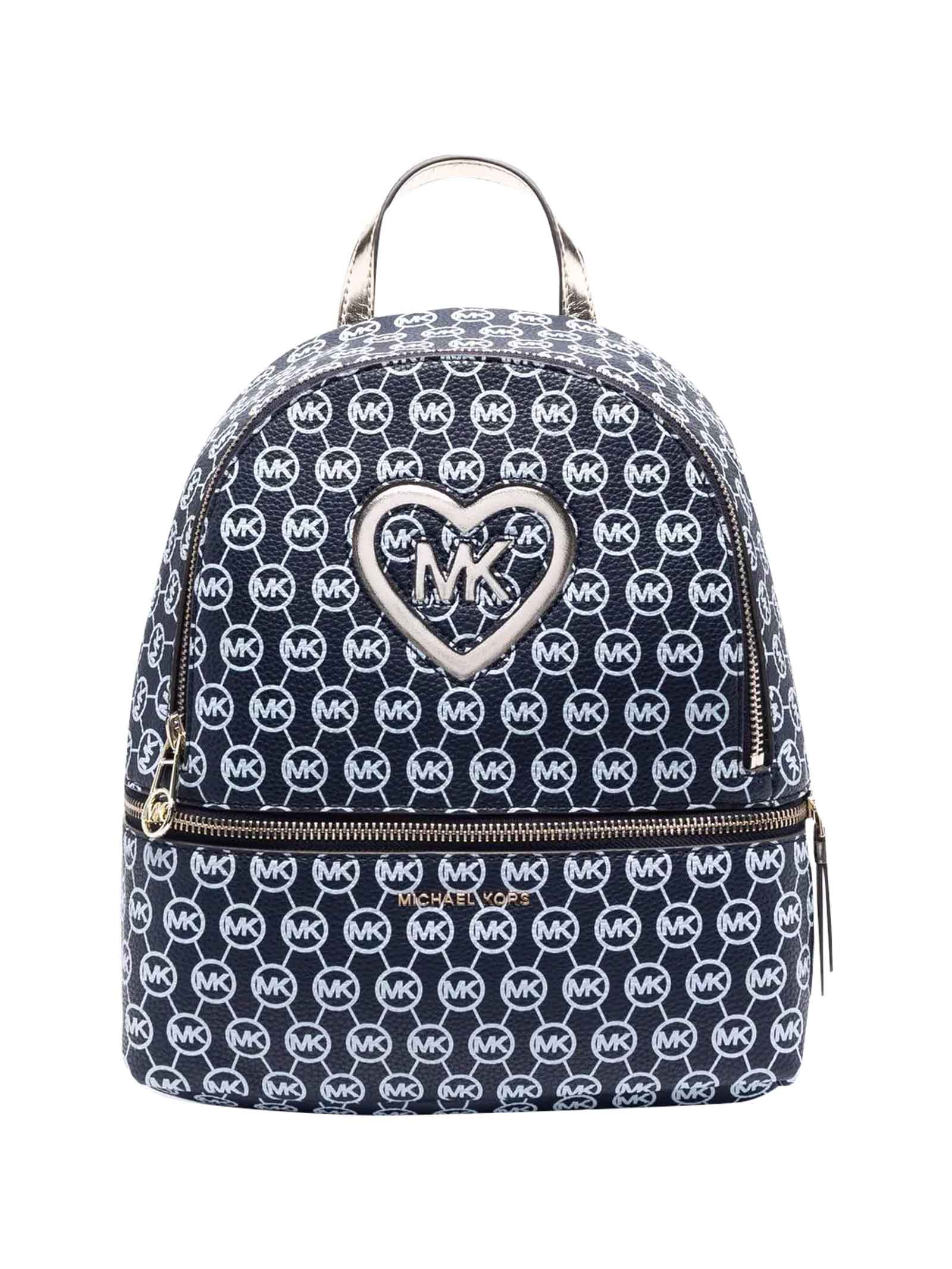 Michael Kors Blue Backpack Girl