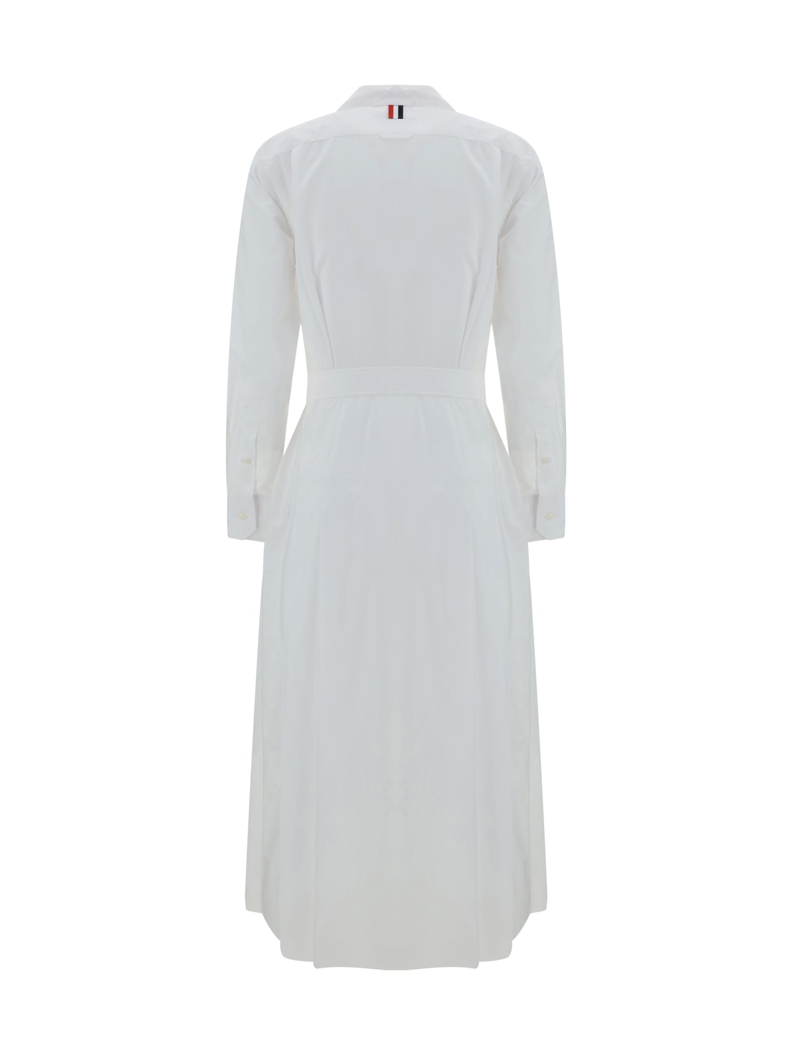 Shop Thom Browne Chemisier Dress In White