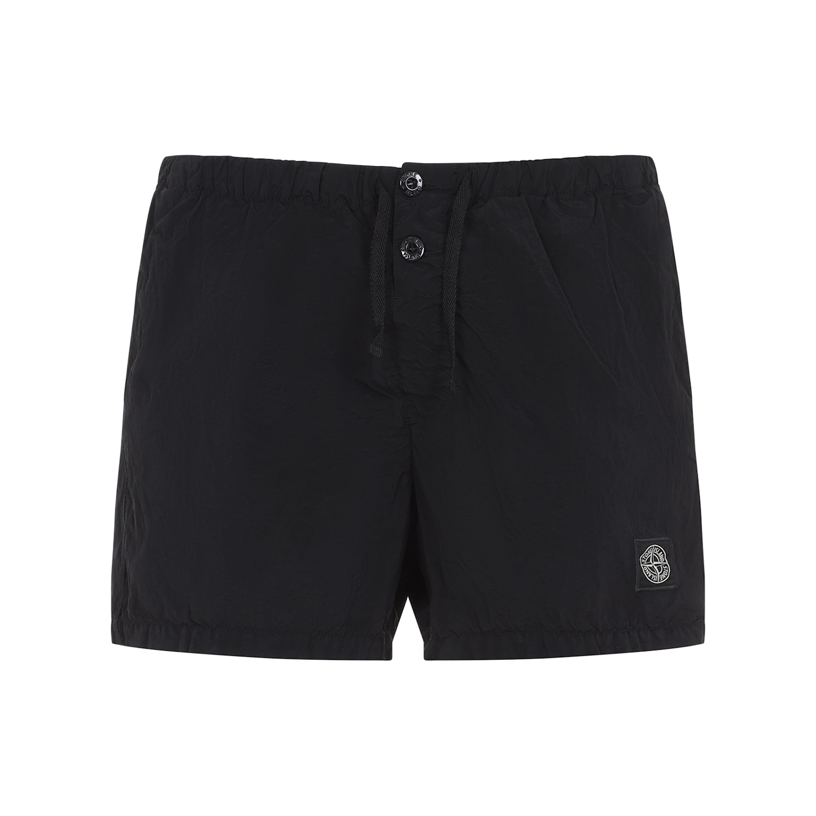 Stone Island Polyamide Shorts In Black