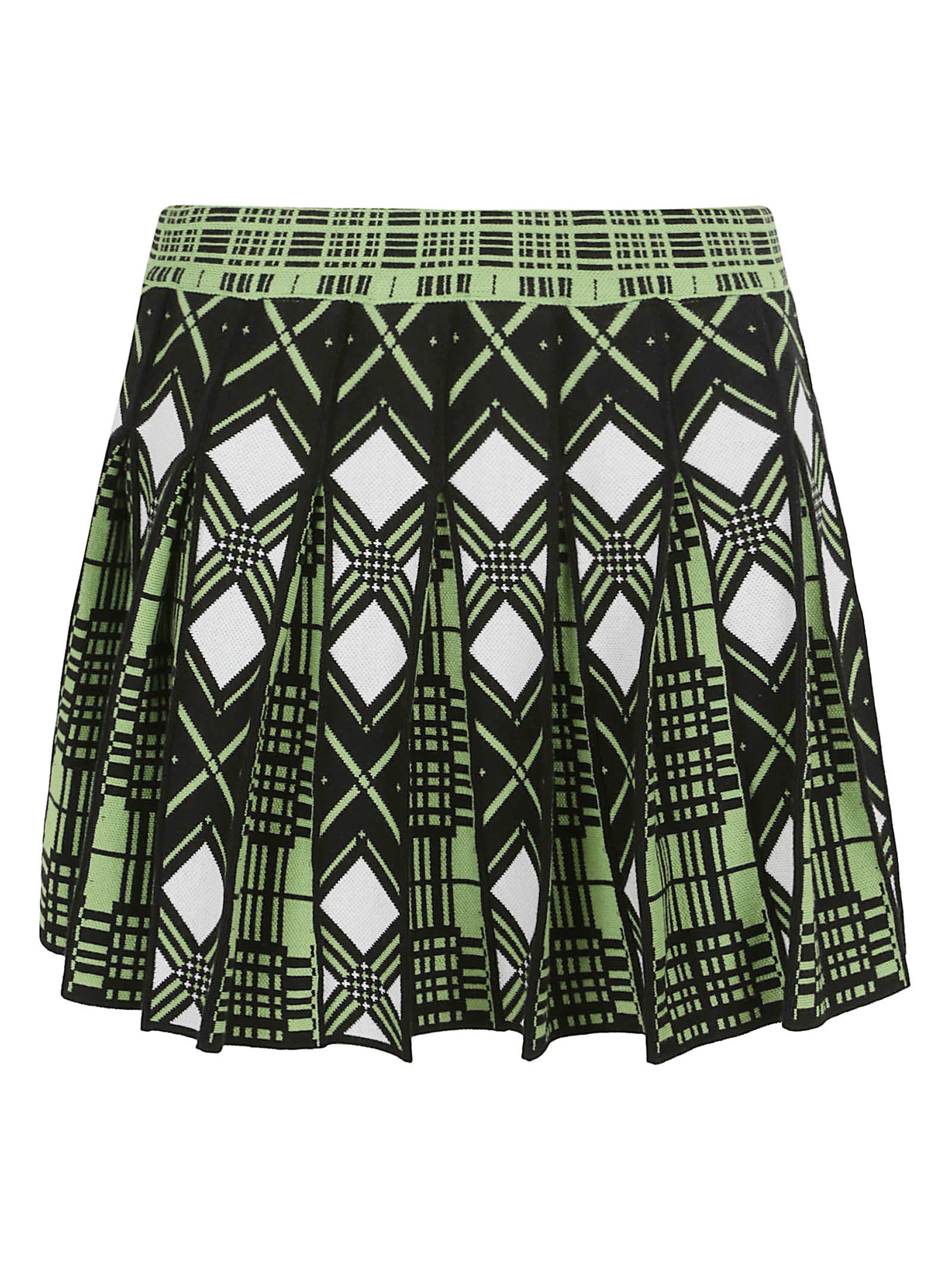 Chopova Lowena Green Knitted Skirt