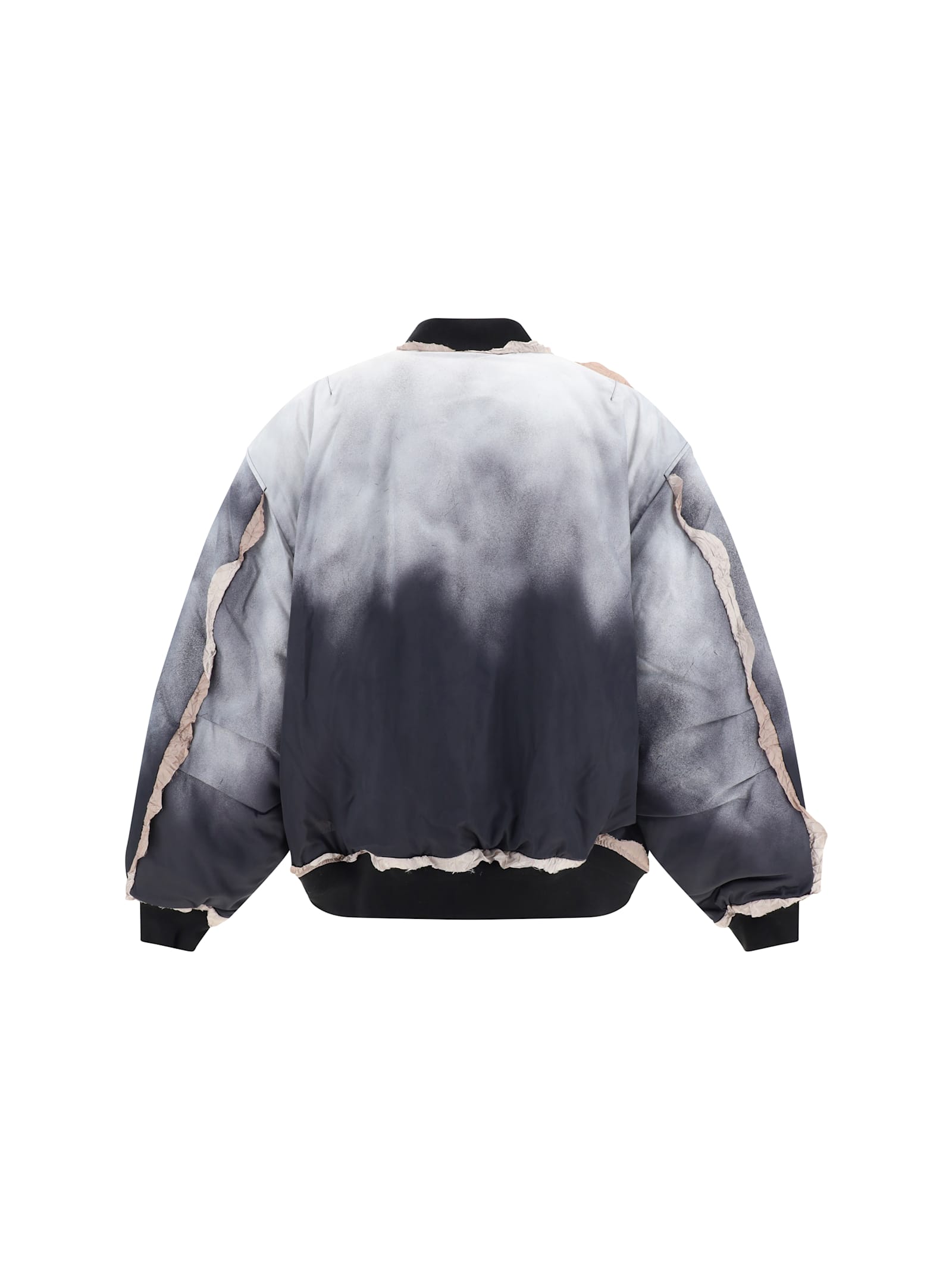 Shop Acne Studios Bomber Jacket In Faded Black