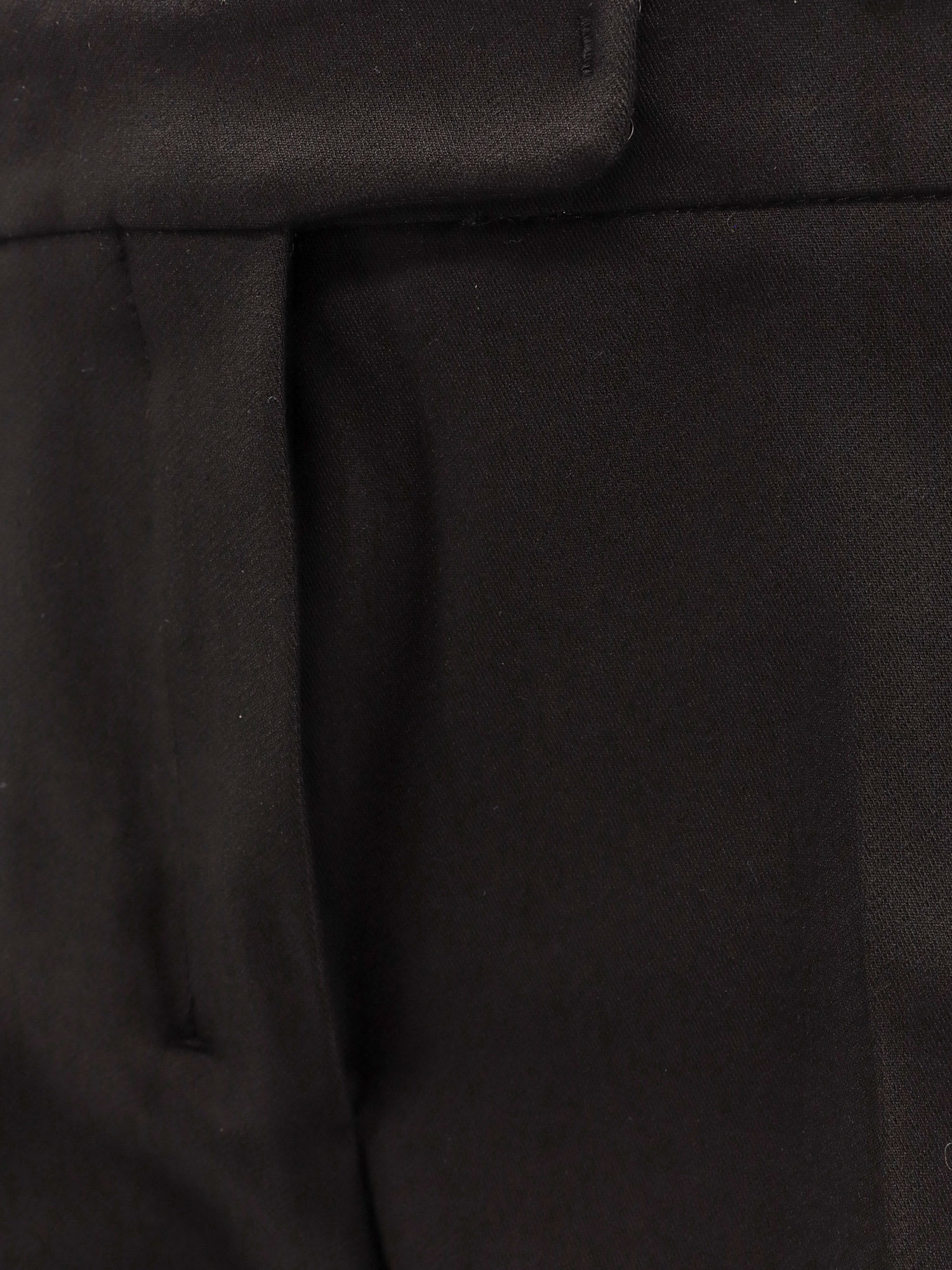 's Max Mara Fatina Viscose And Cotton Trouser In Black