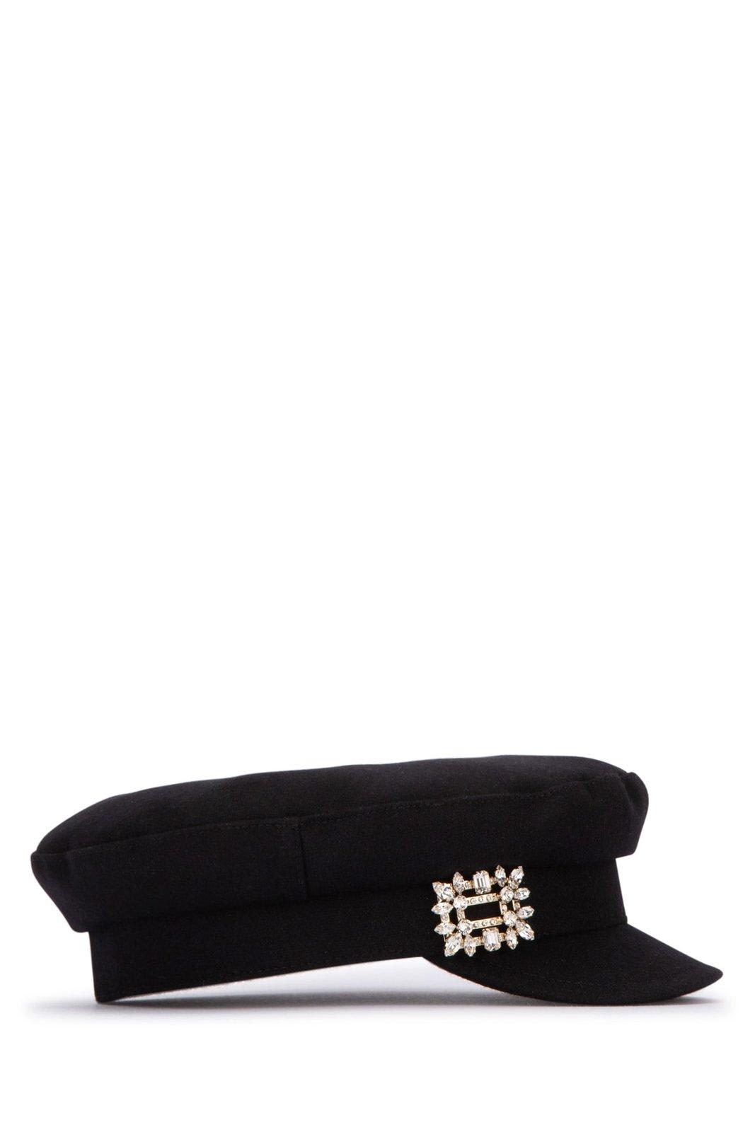 Shop Roger Vivier Embellished Sailor Cap