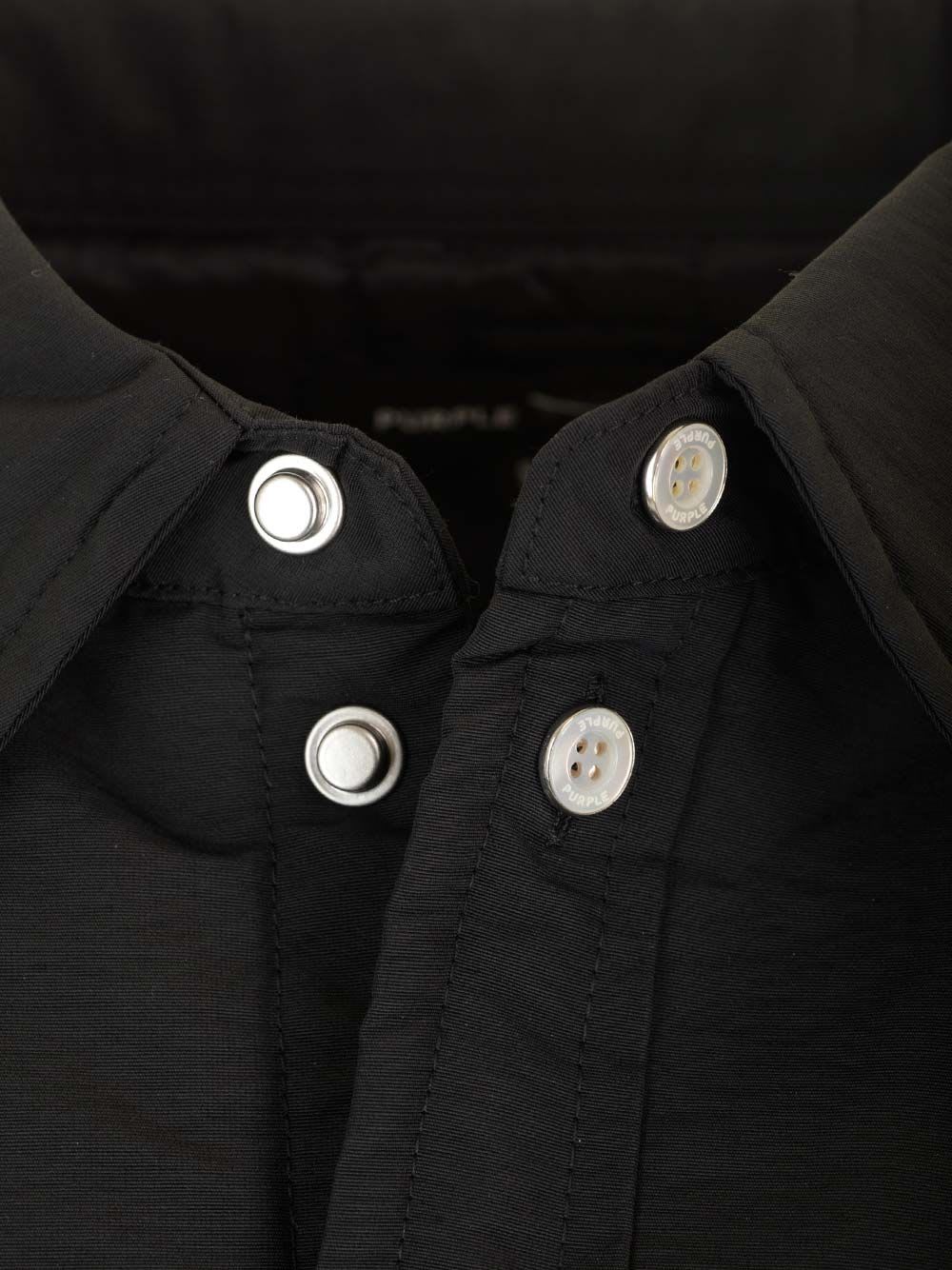 Purple Brand Black Overshirt In Black