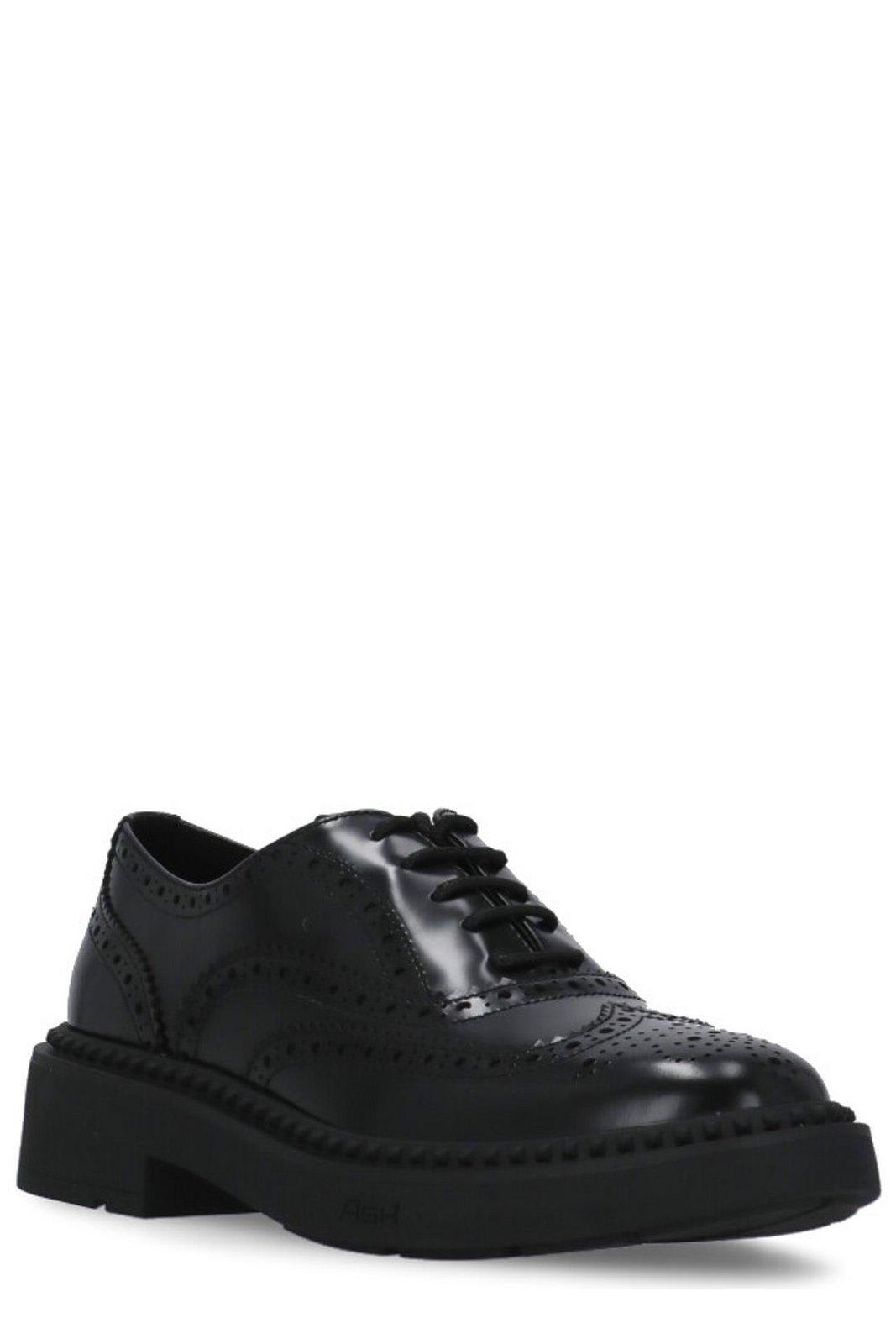 Shop Ash Mercer Oxford Lace-up Shoes In Black