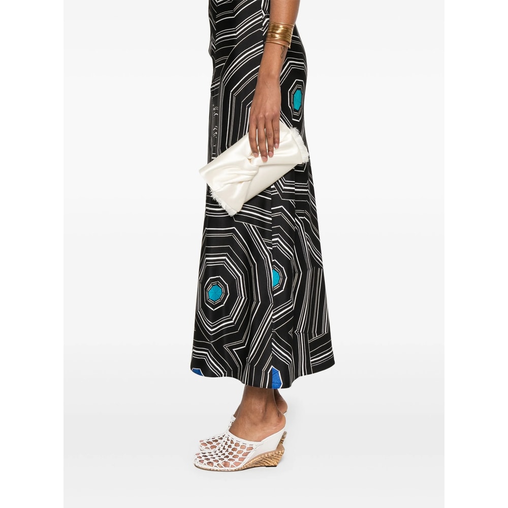 Anya Hindmarch Bow Clutch Bag In White