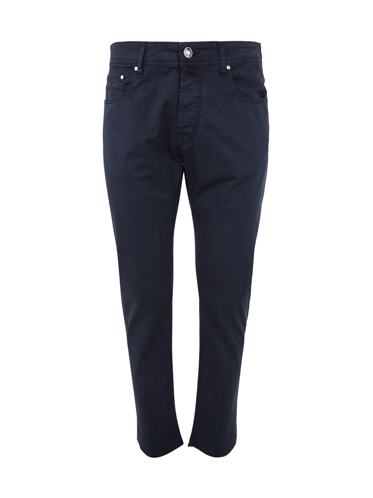 Shop Jacob Cohen Bard Slim Fit Five Pocket Jeans In Navy Blue
