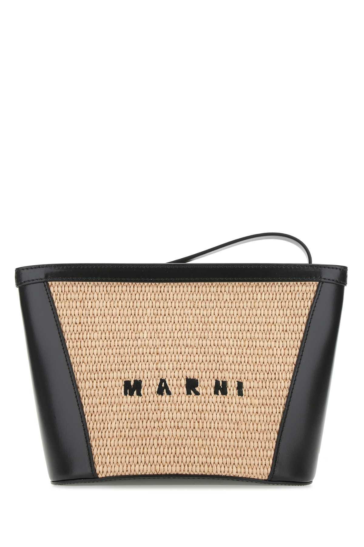 Marni Tropicalia Logo Embroidered Zipped Tote Bag