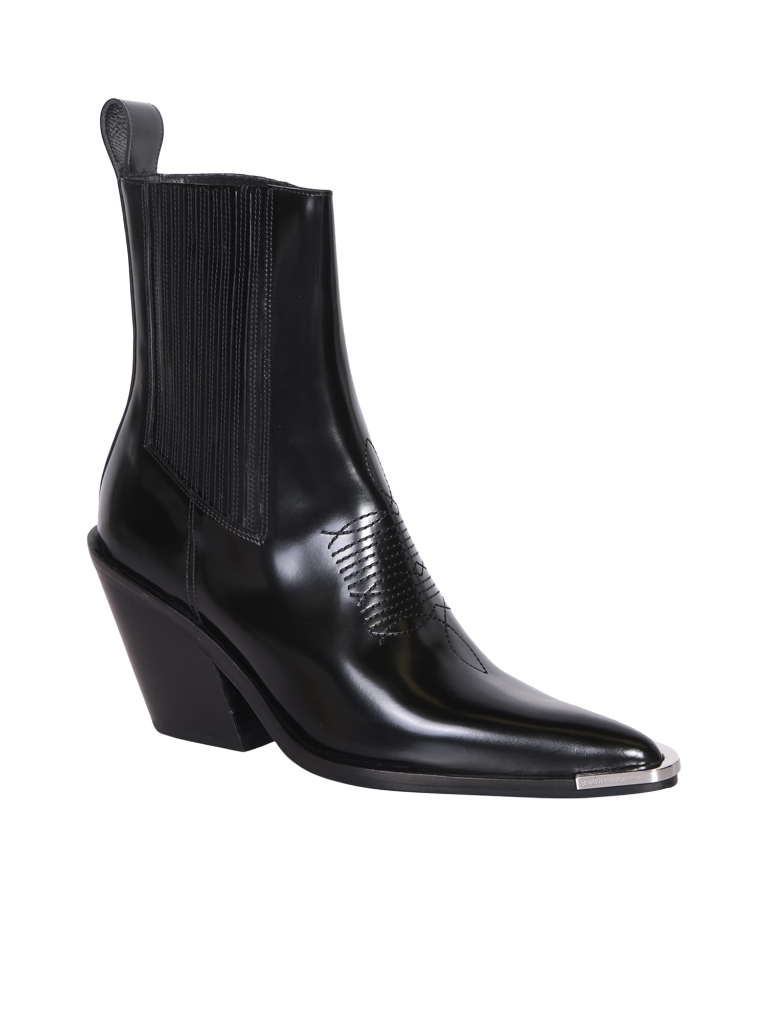 Shop Rabanne Texani Ankle Boots In Black