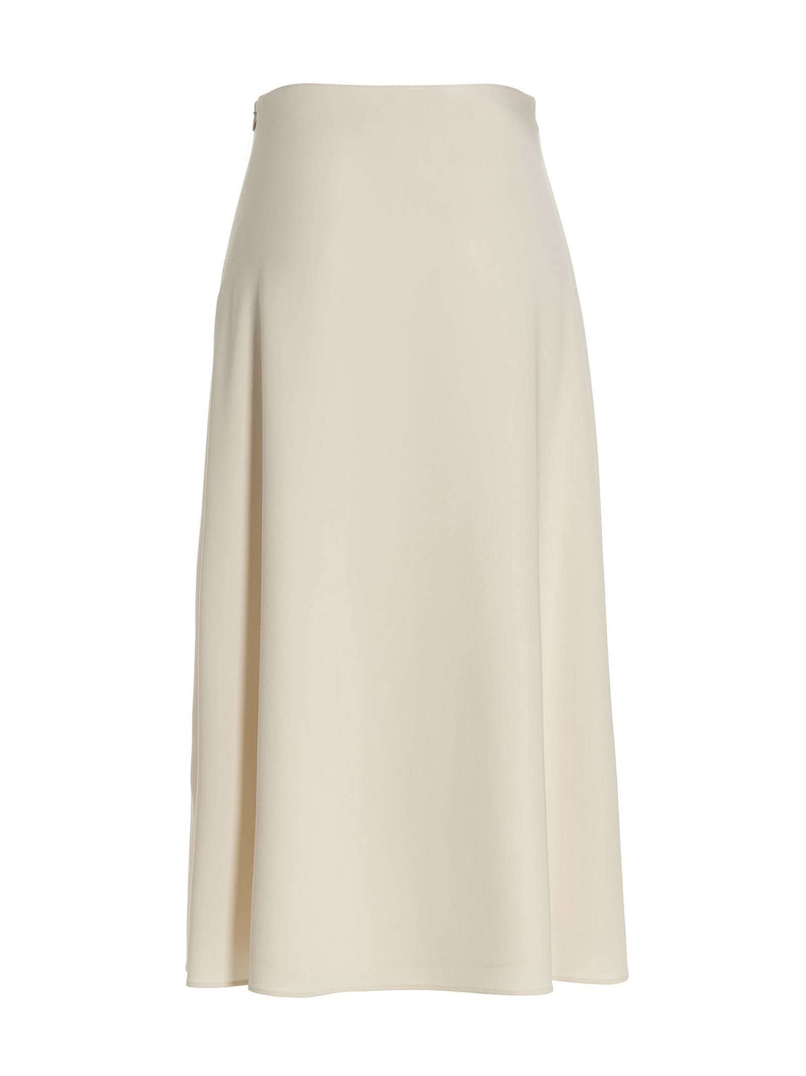 Shop Theory Midi Skirt In Ivory