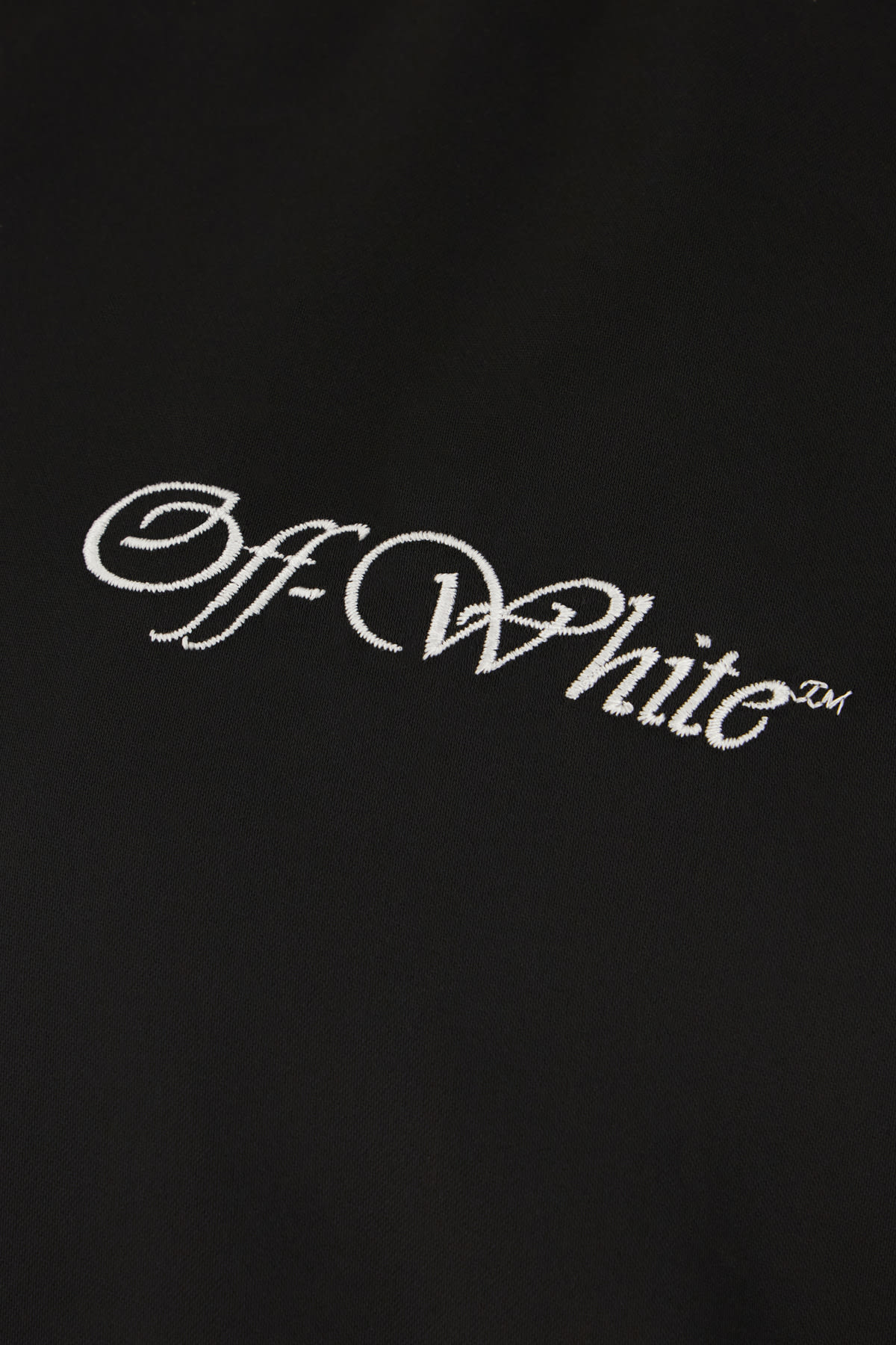 Shop Off-white Black Viscose Bomber Jacket In Black White