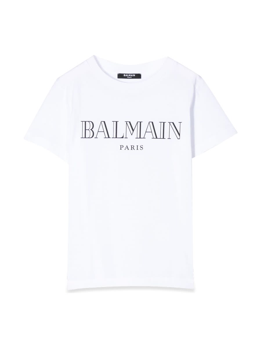 Balmain Kids' T-shirt In White