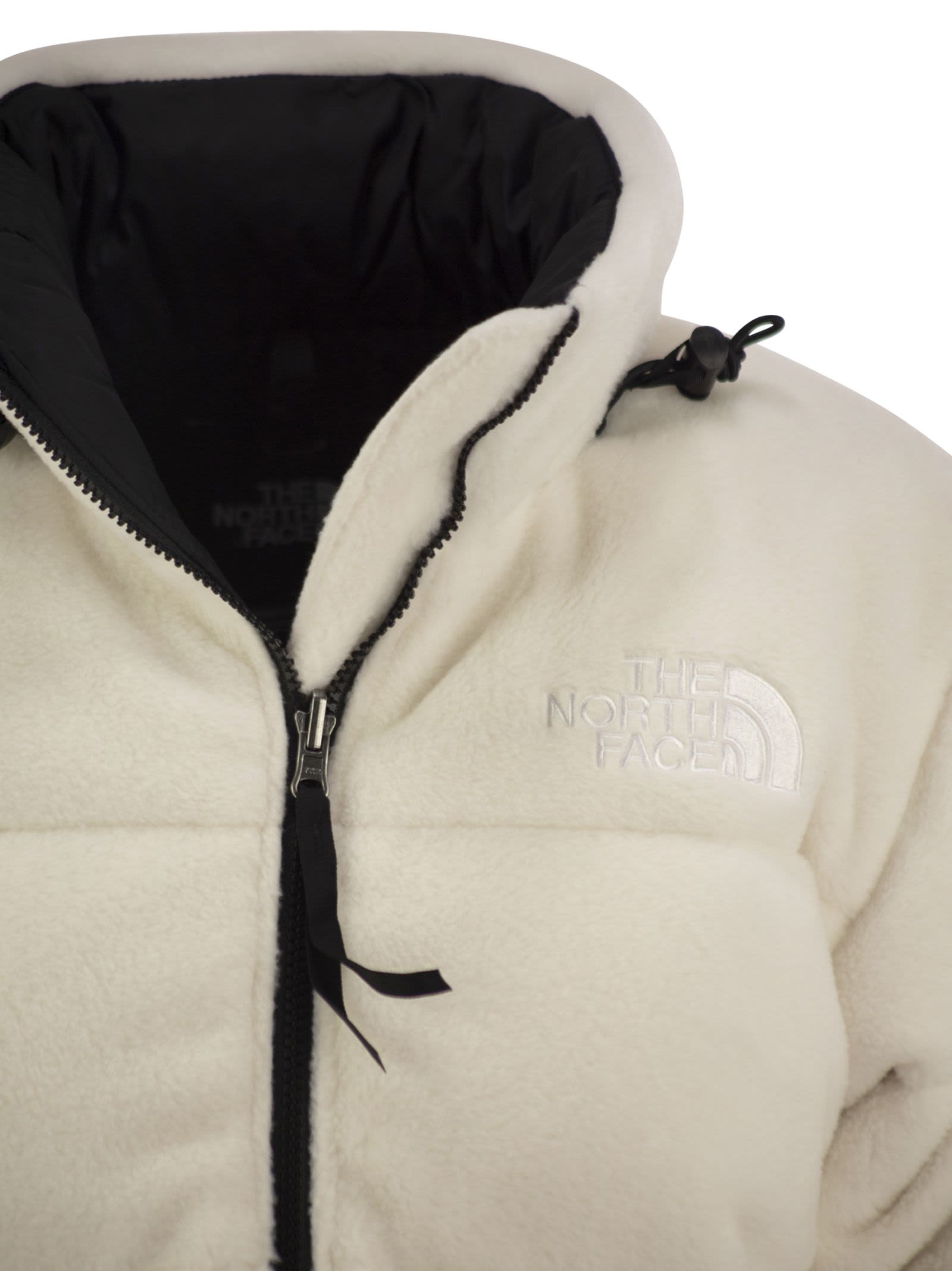 Shop The North Face Nuptse - Polar Jacket In White