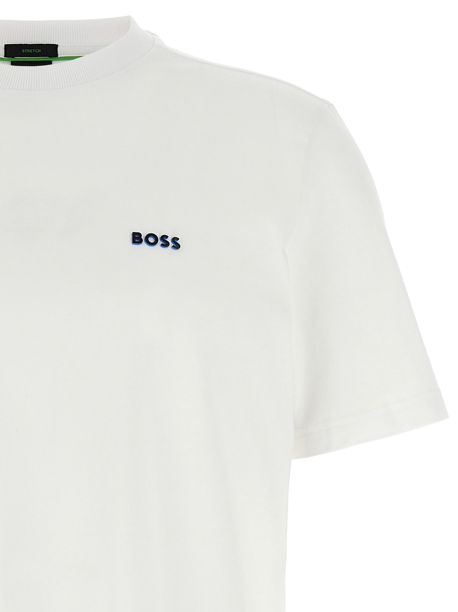 Shop Hugo Boss Tee T-shirt In White