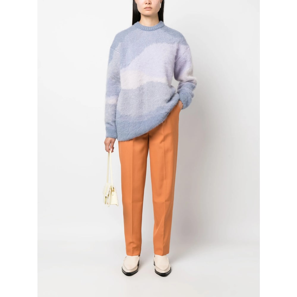 Rodebjer Megan Pleated Trousers In Brown